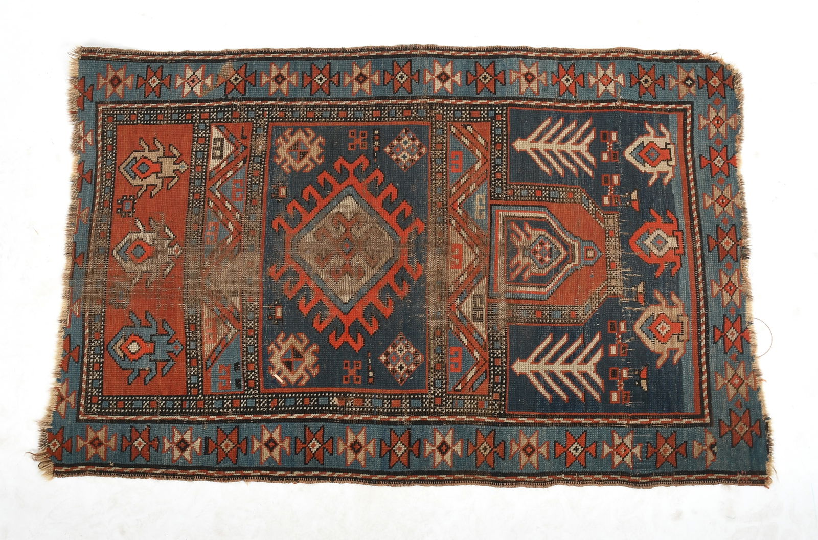 Kazak Prayer Rug, Caucasus, Early 20th Century (1 of 7)
