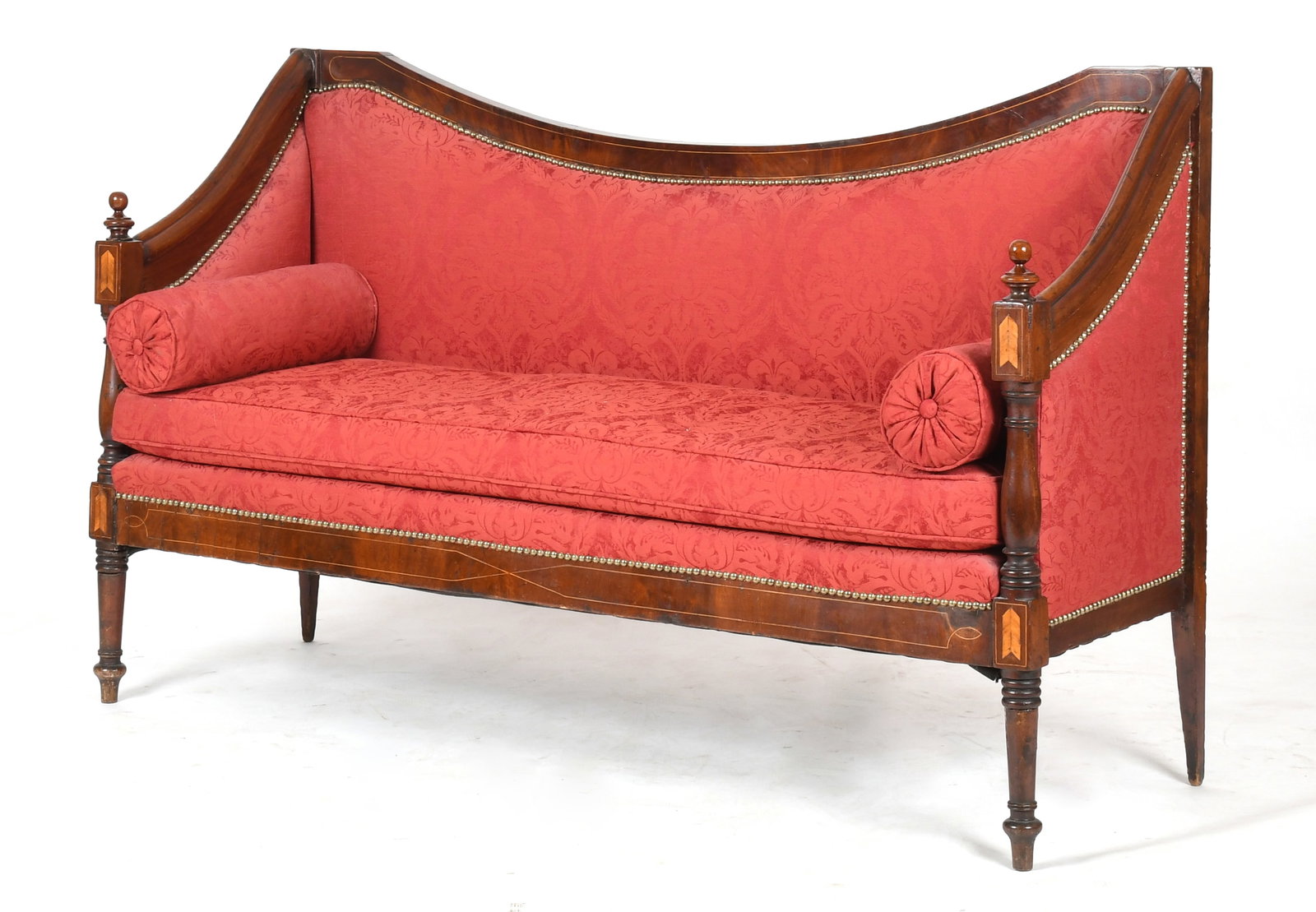 An American Southern Box Form Sofa (1 of 15)