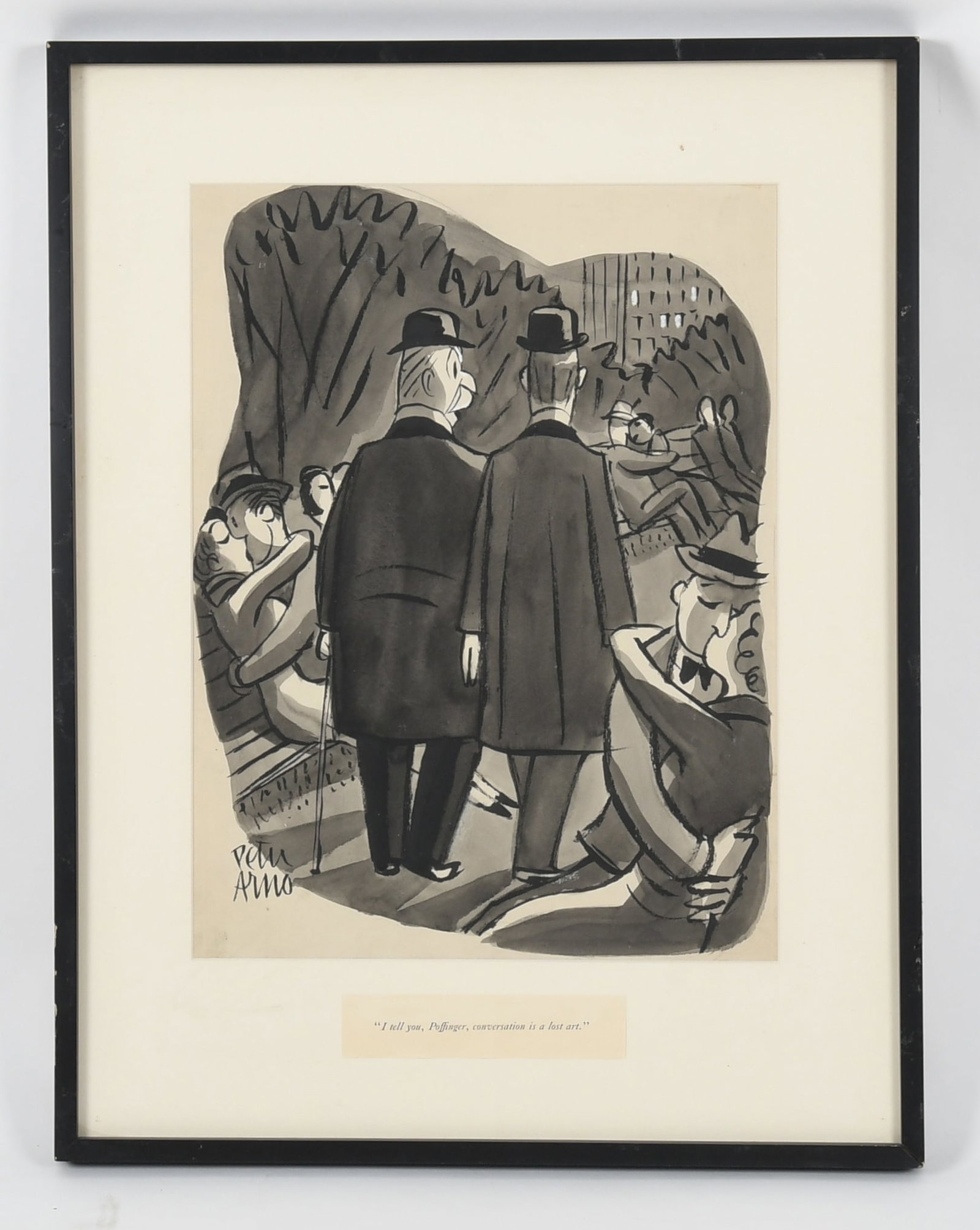 Peter Arno (American, 1904-1968) Watercolor (1 of 5)