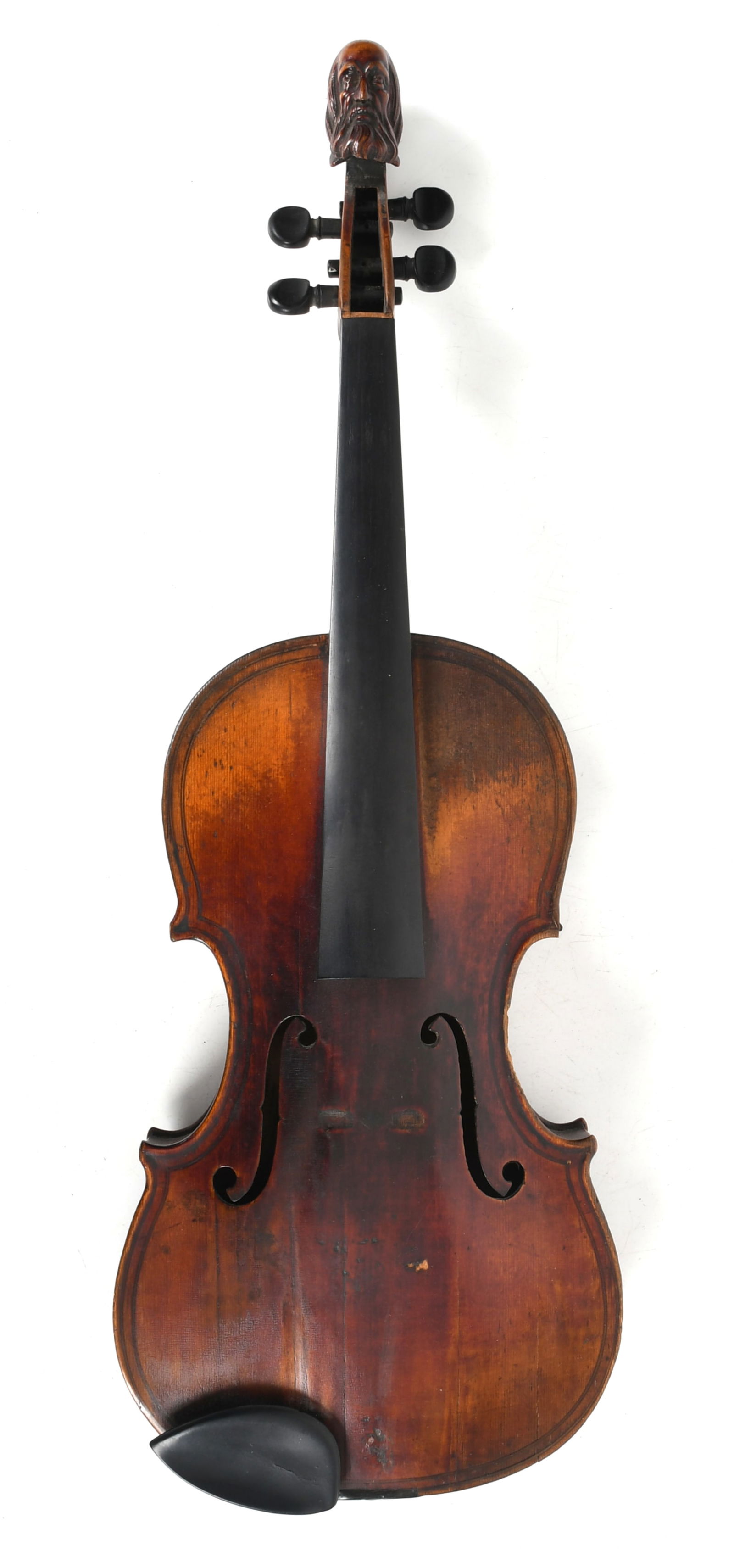 A French violin of the Derazey school, c.1860, With Two Bows (1 of 13)