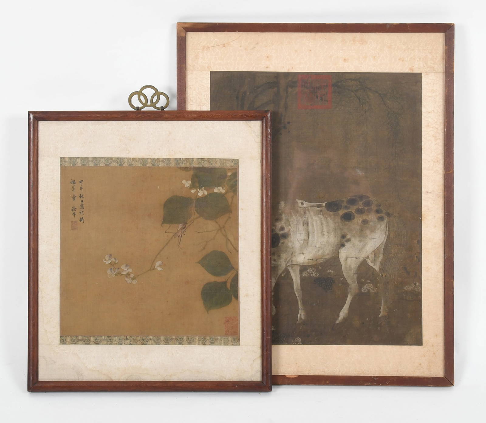 Two Qing Dynasty Chinese Paintings