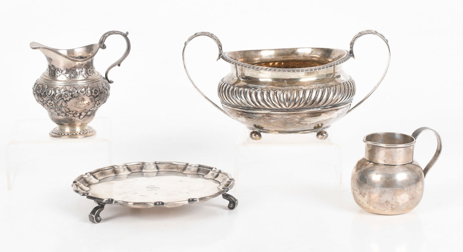 Four Pieces of English Sterling Silver Tableware (1 of 13)