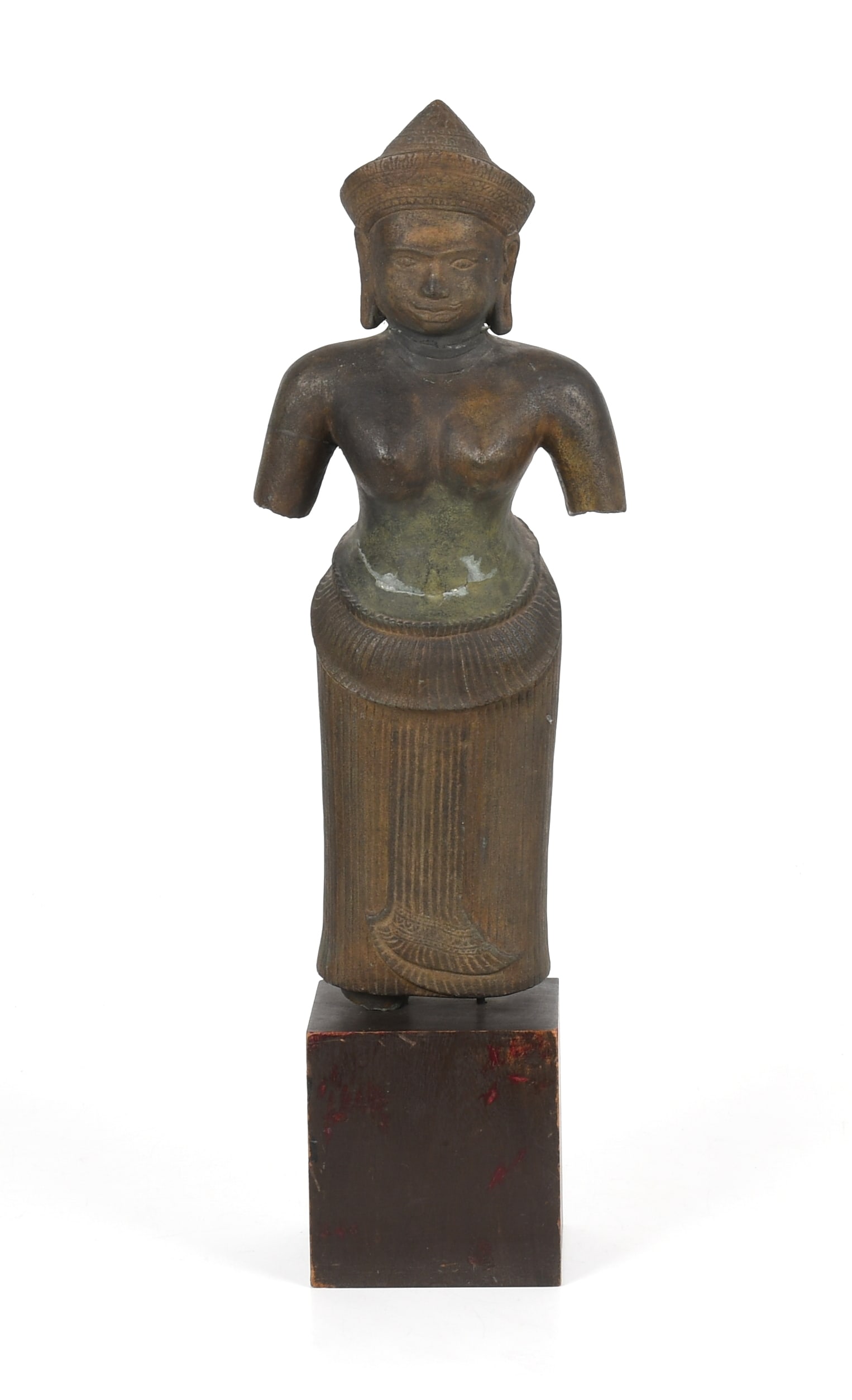 A Carved Stone Cambodian Khmer Figure (1 of 12)