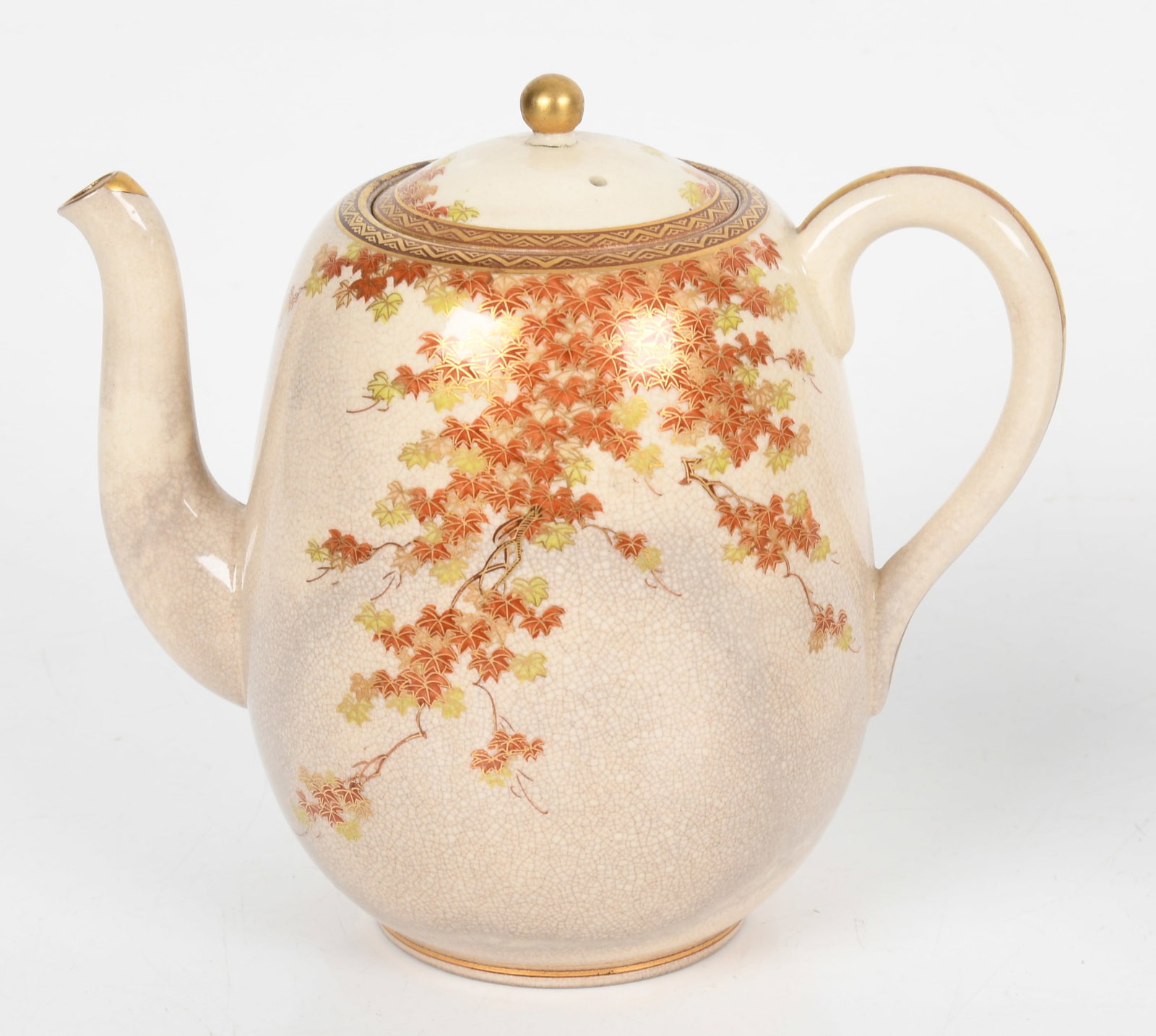 A Satsuma Tea Set - 11