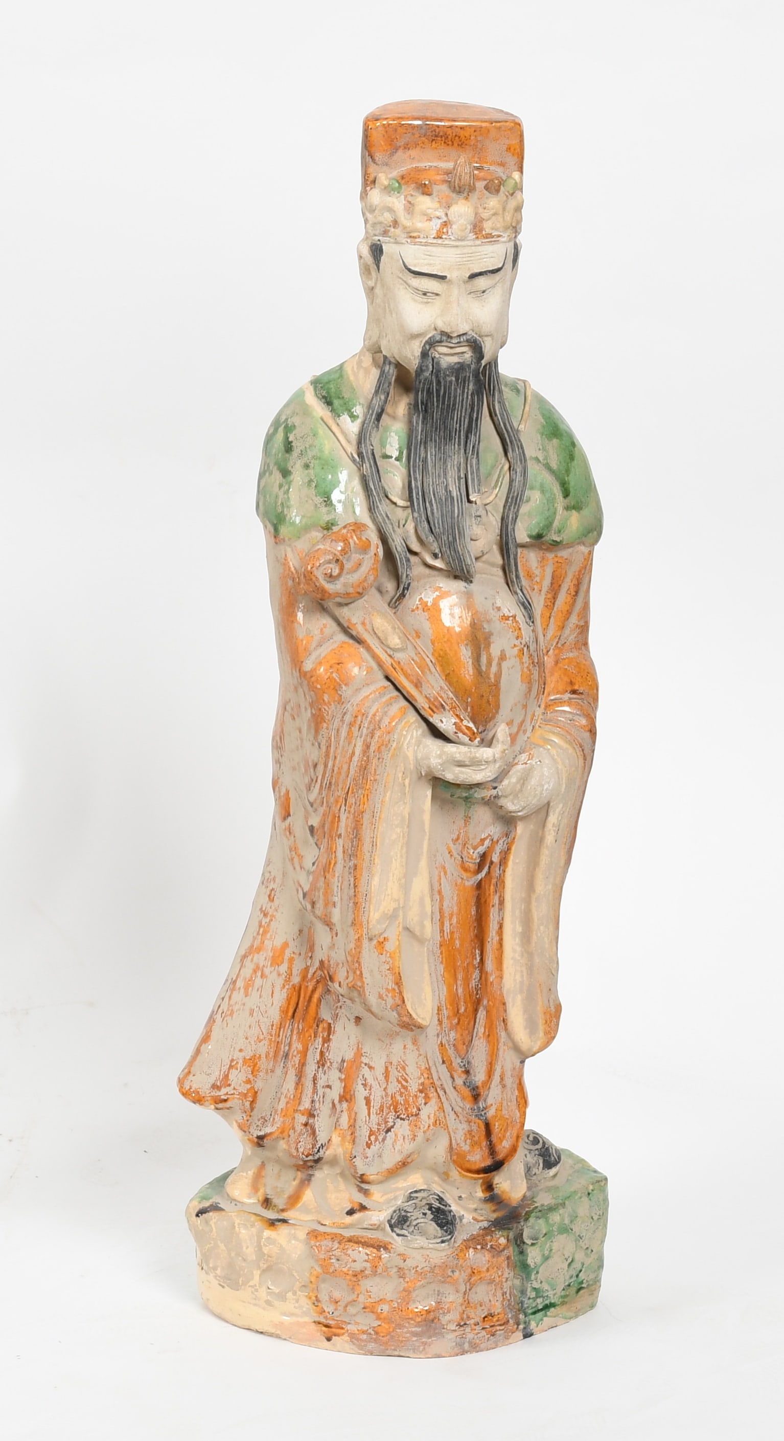 Five Tang Style Pottery Figures, Two Large Examples - 2