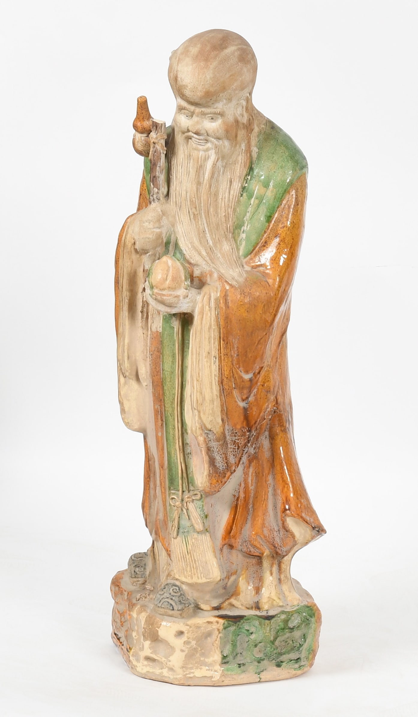 Five Tang Style Pottery Figures, Two Large Examples - 3