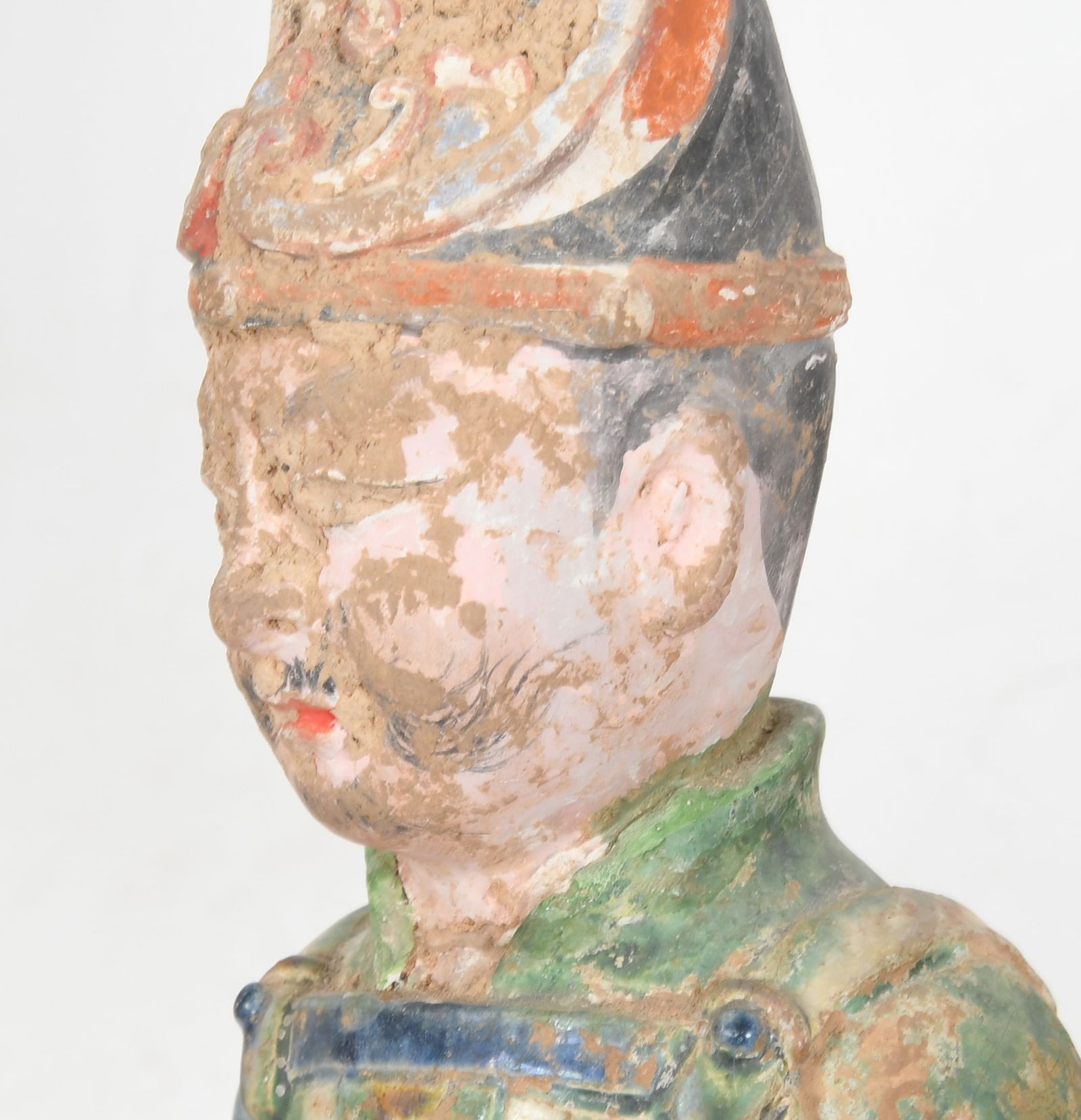 Five Tang Style Pottery Figures, Two Large Examples - 8