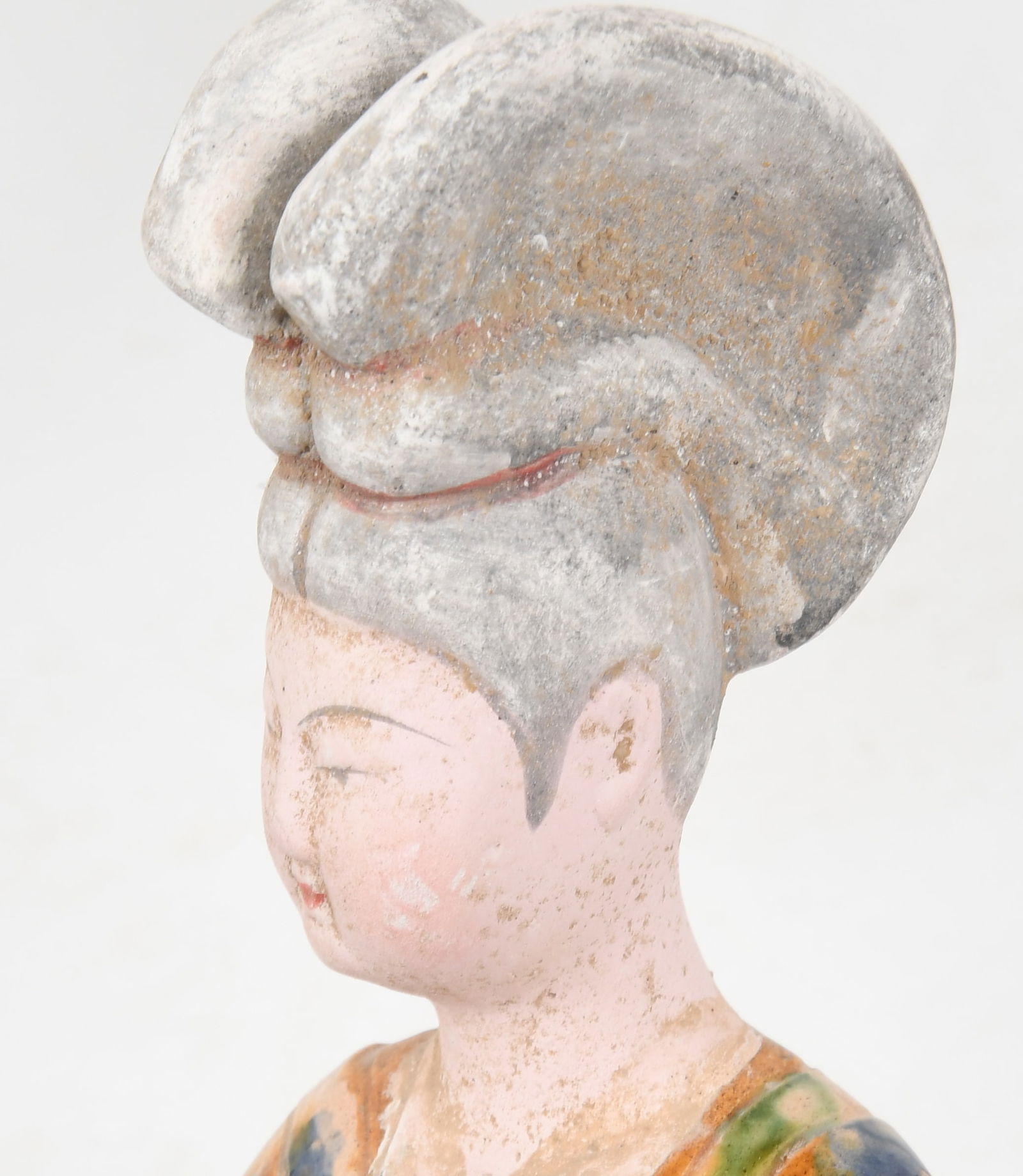 Five Tang Style Pottery Figures, Two Large Examples - 9