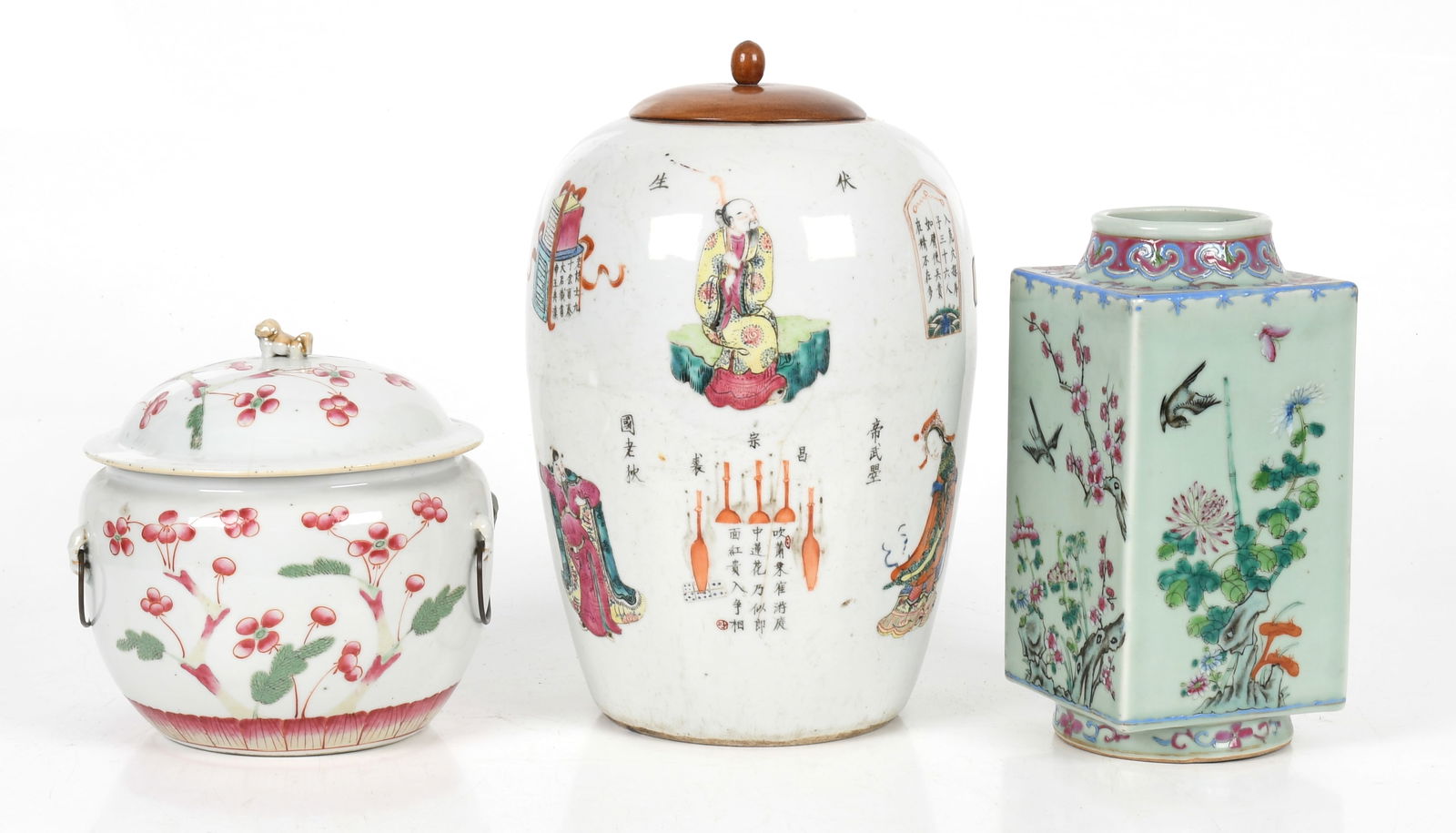 Three Chinese Export Porcelain Vessels, Second Half 19th Century and Later (1 of 16)