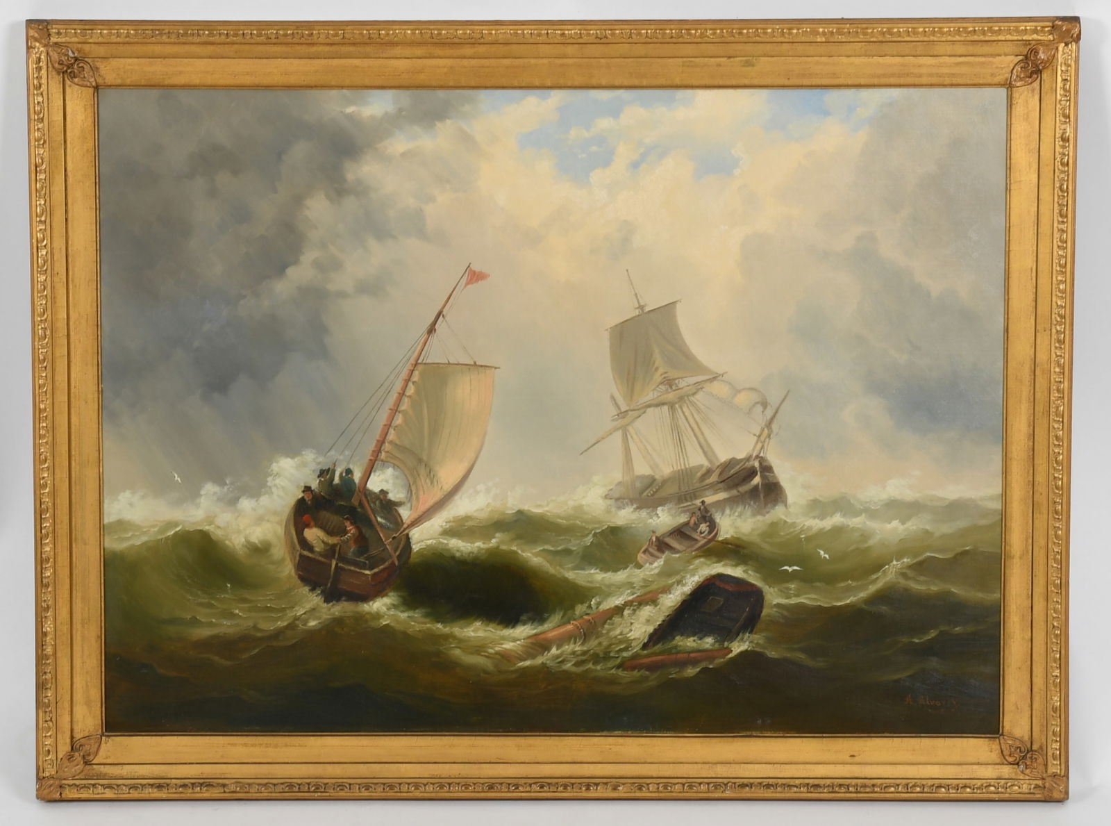 A 19th Century Nautical Scene (1 of 8)