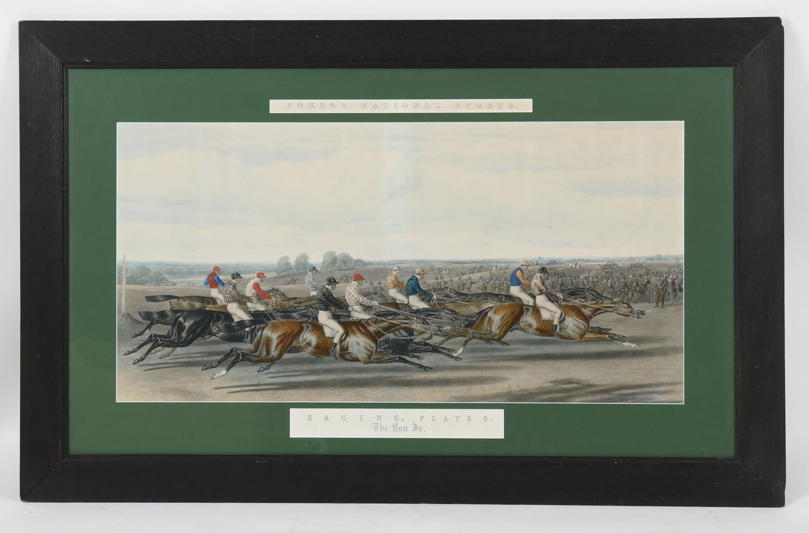 Fores's National Sports, a Large 19th Century Print (1 of 10)