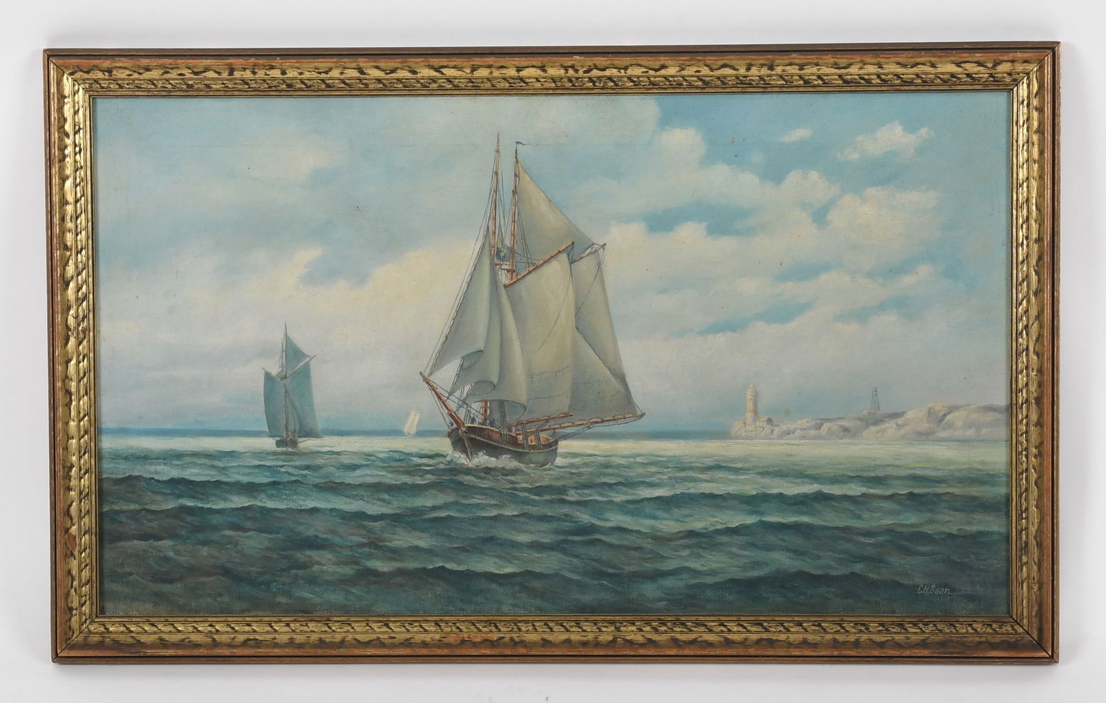 A Nautical Oil on Canvas (1 of 7)