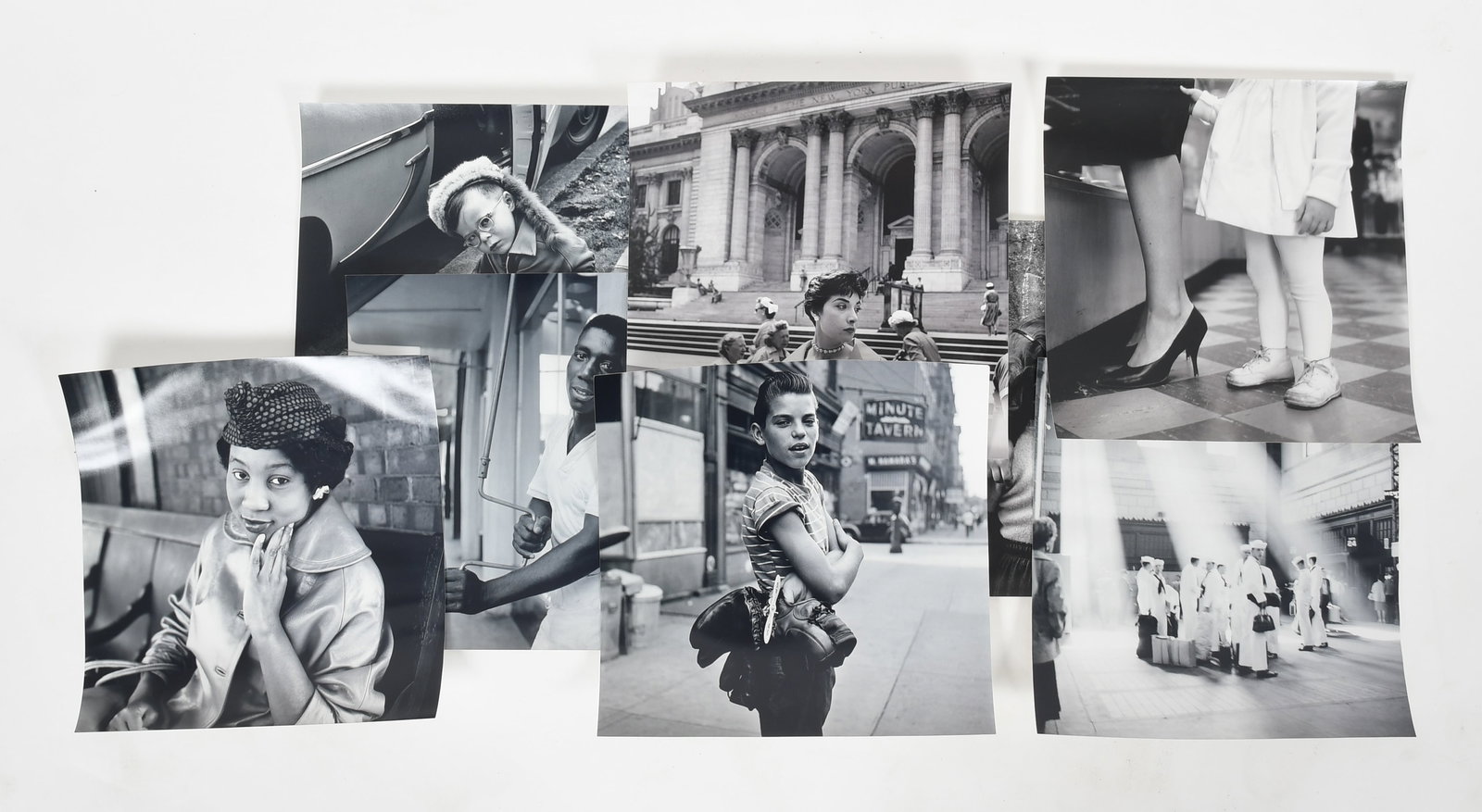 Vivian Maier (American, 1926-2009), Nine Photographs: Vivian Maier (American, 1926-2009), Nine Photographs Nine contemporary photogravures, selections from portfolios Street 1-4 comprising: "New York, NY", "June