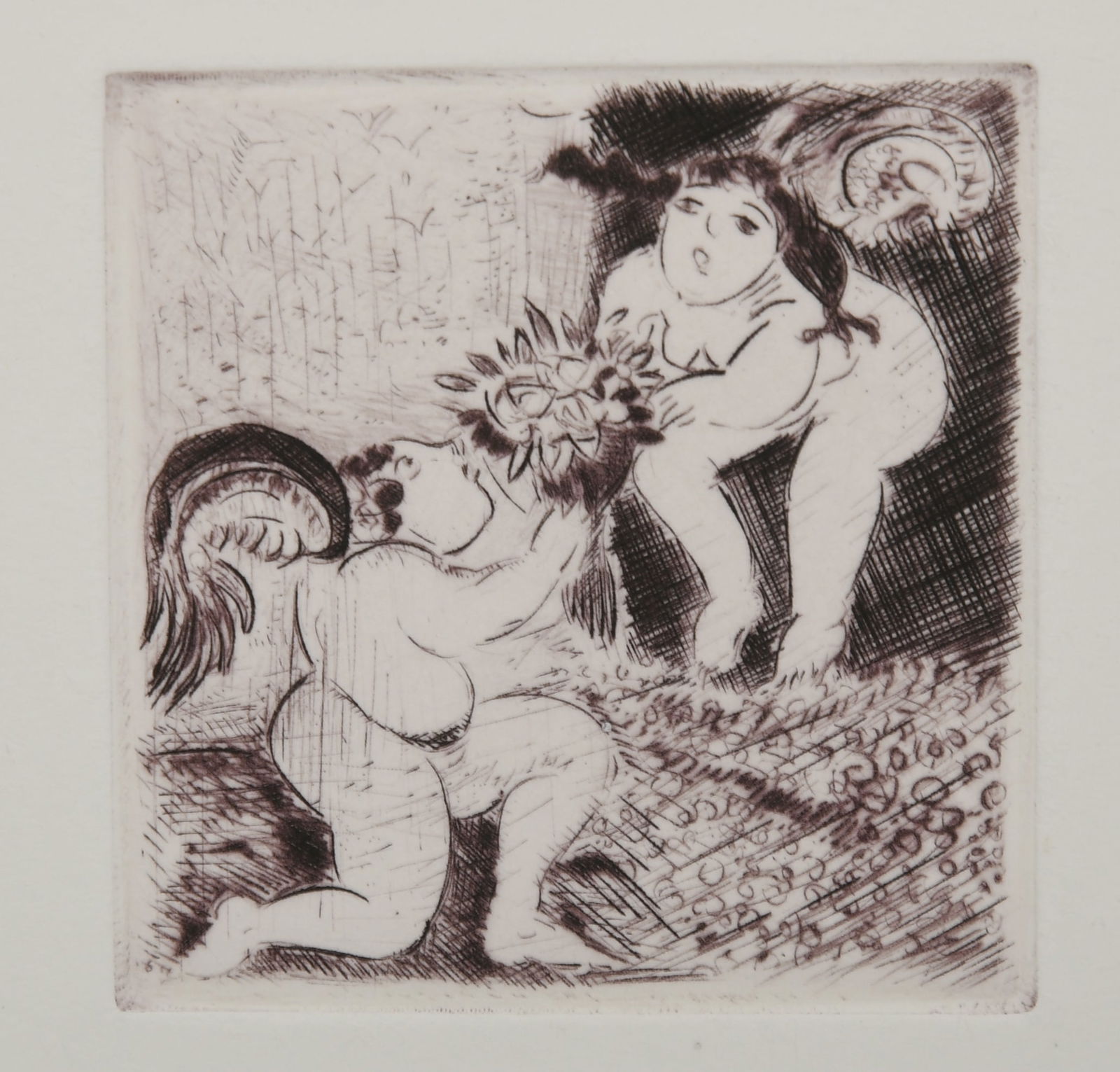 Three French Etchings - 2