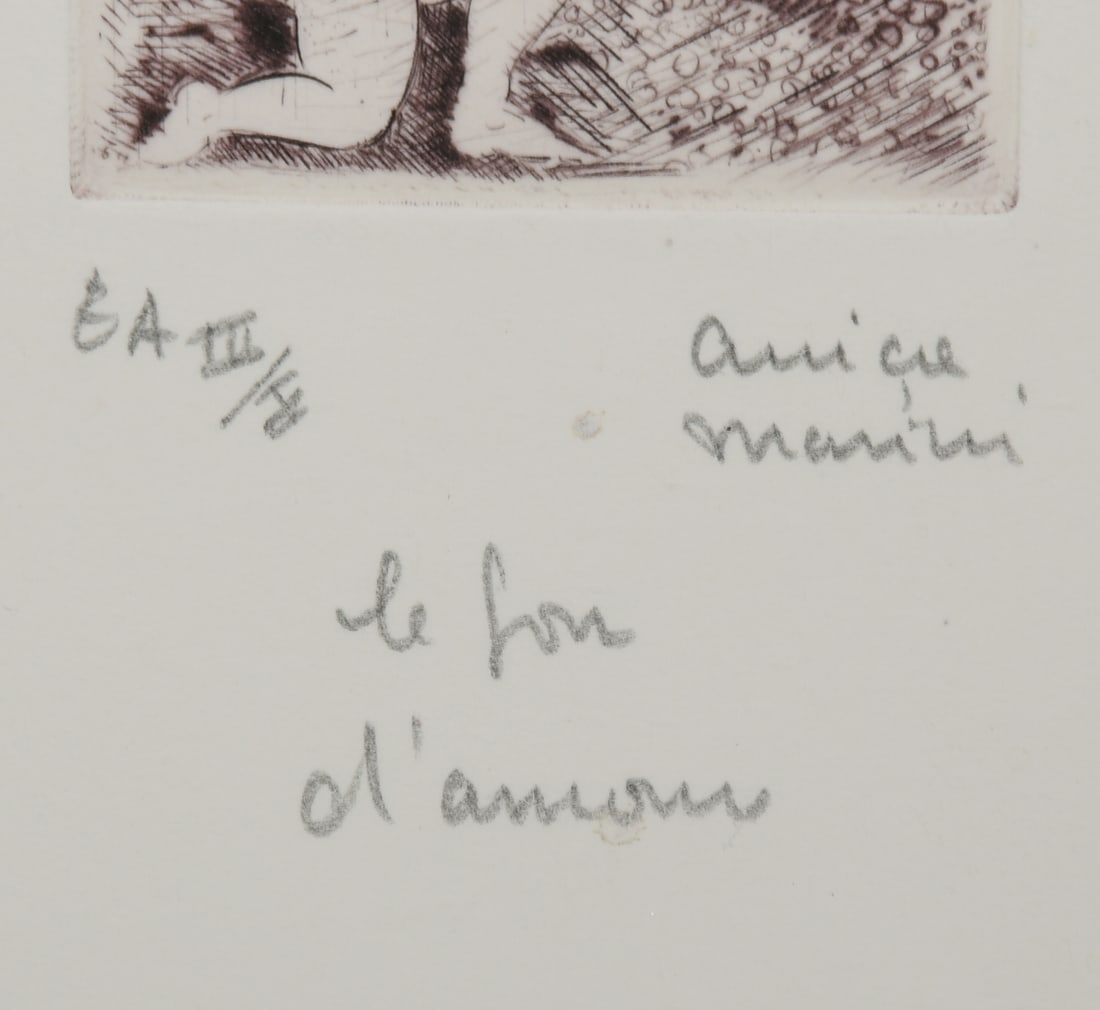 Three French Etchings - 3