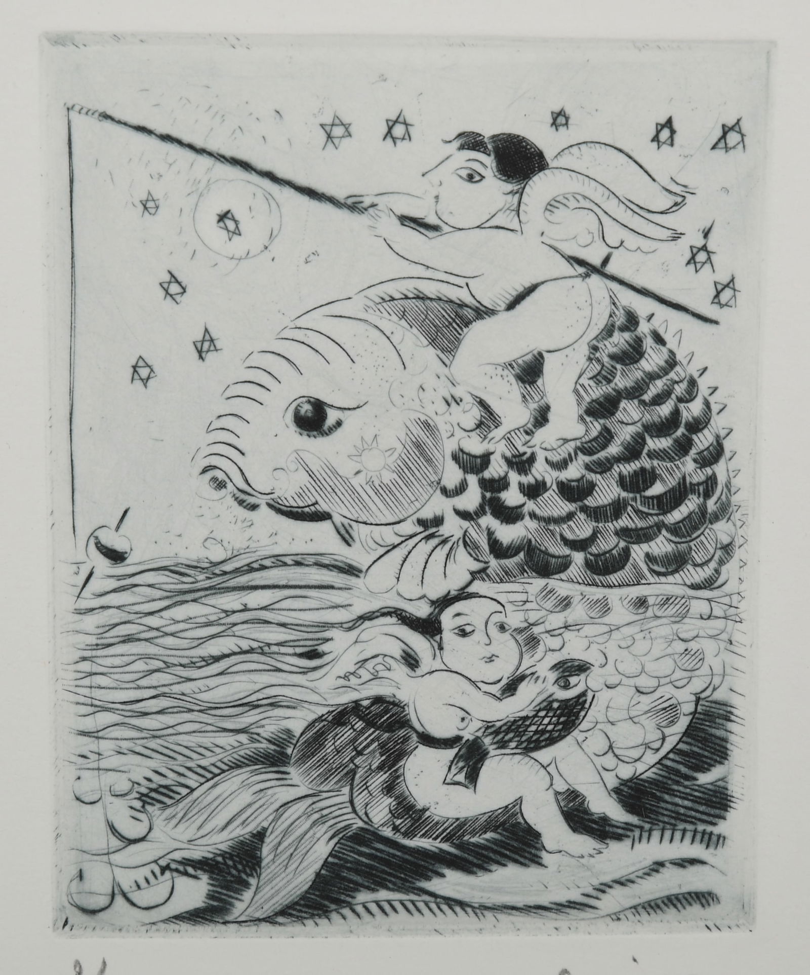 Three French Etchings - 4