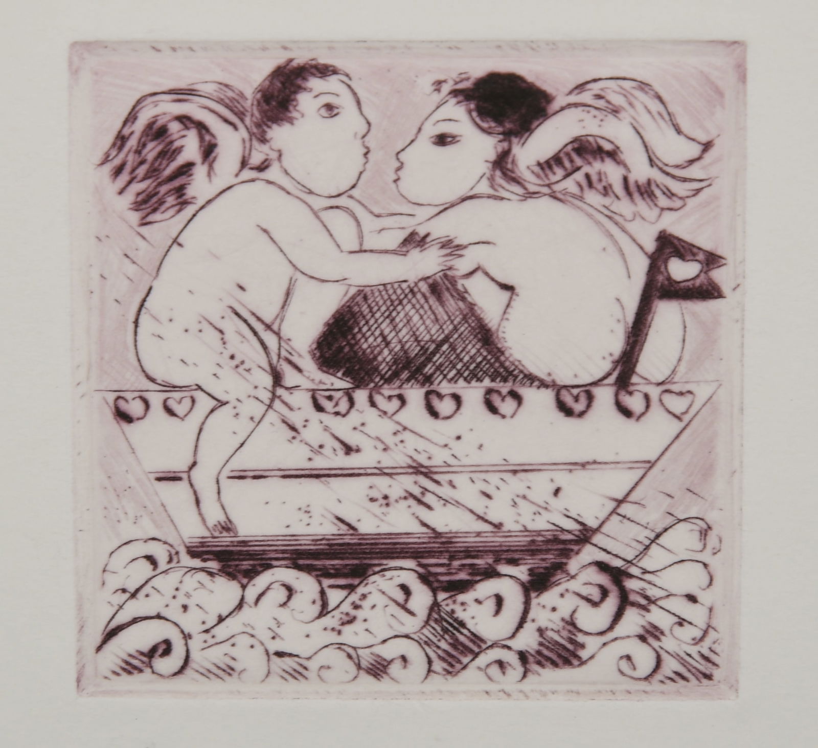 Three French Etchings - 6