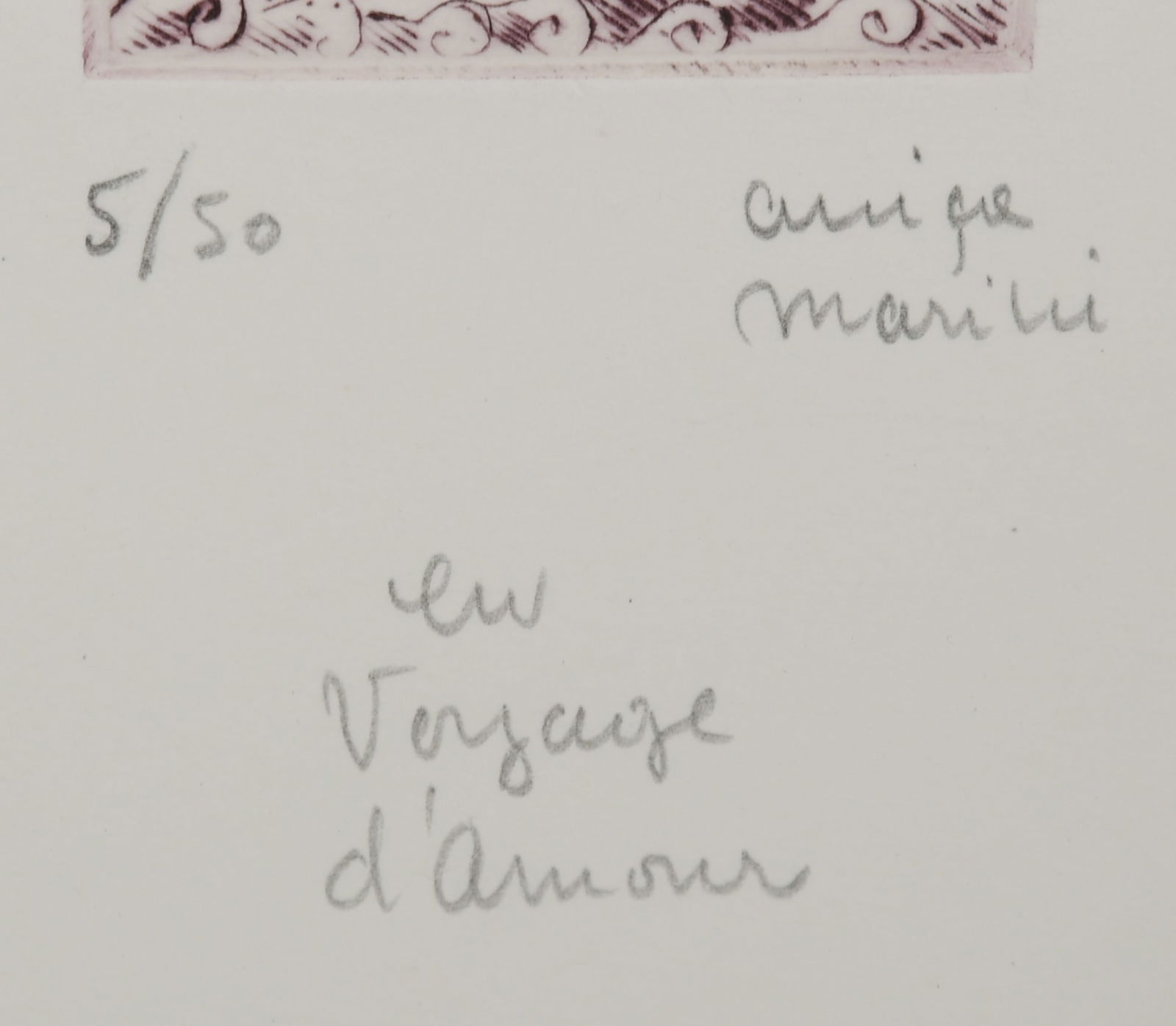 Three French Etchings - 7