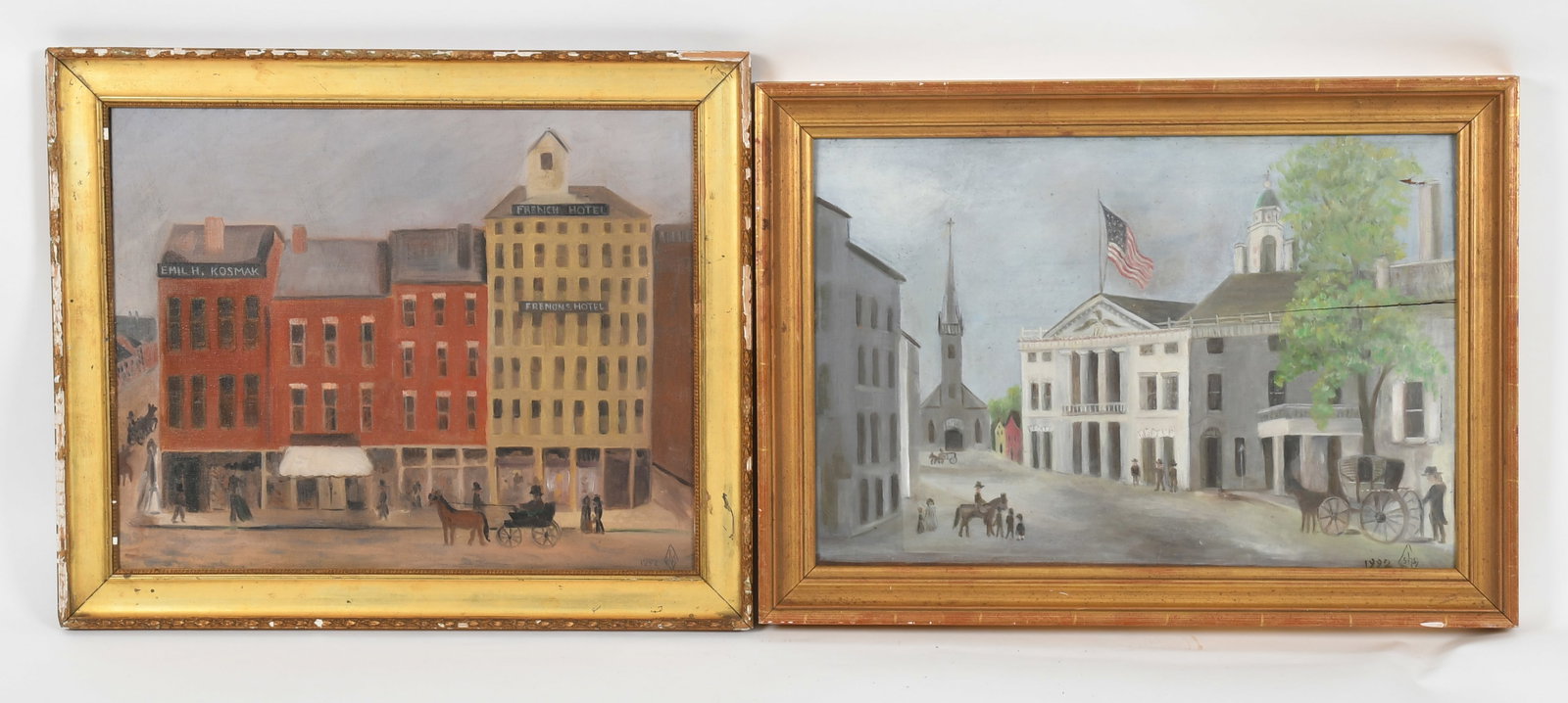 Sheila Steuber (American, Late 20th Century), Two Street Scenes (1 of 10)
