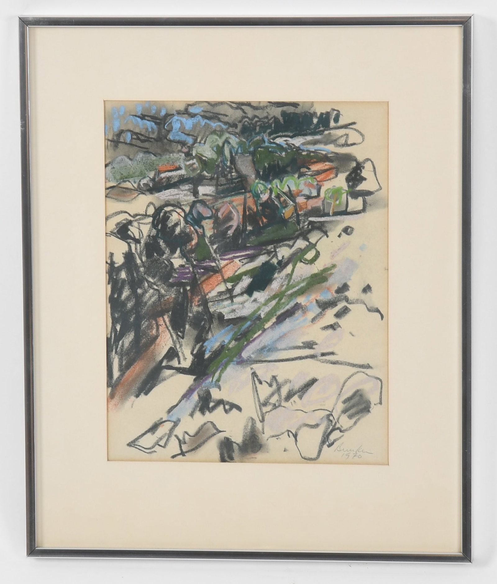 George Bunker (American, 1923-1991), Landscape (1 of 4)