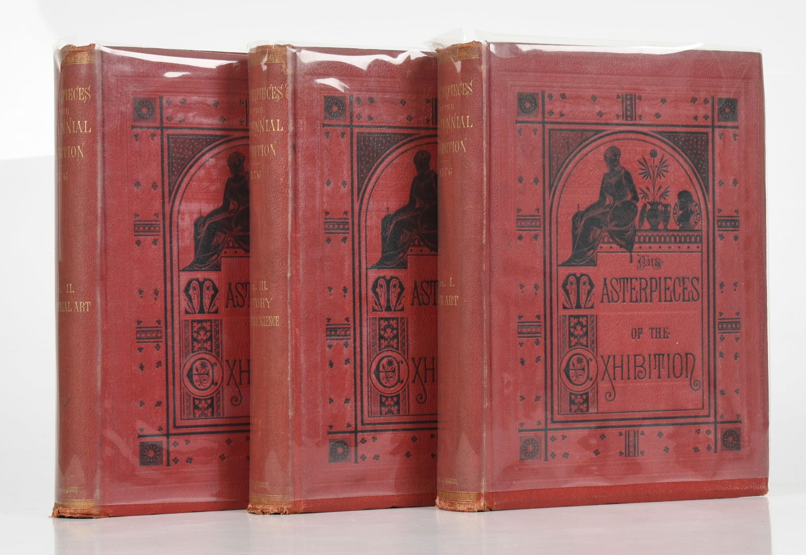 A Three Volume Catalog of the 1876 Centennial Exhibition in Fairmount Park, Philadelphia: A Catalog of the 1876 Centennial Exhibition in Fairmount Park, Philadelphia The Masterpieces of the Centennial Exhibition 1876, vol.s 1-3, published 1875 by Gebbie &
