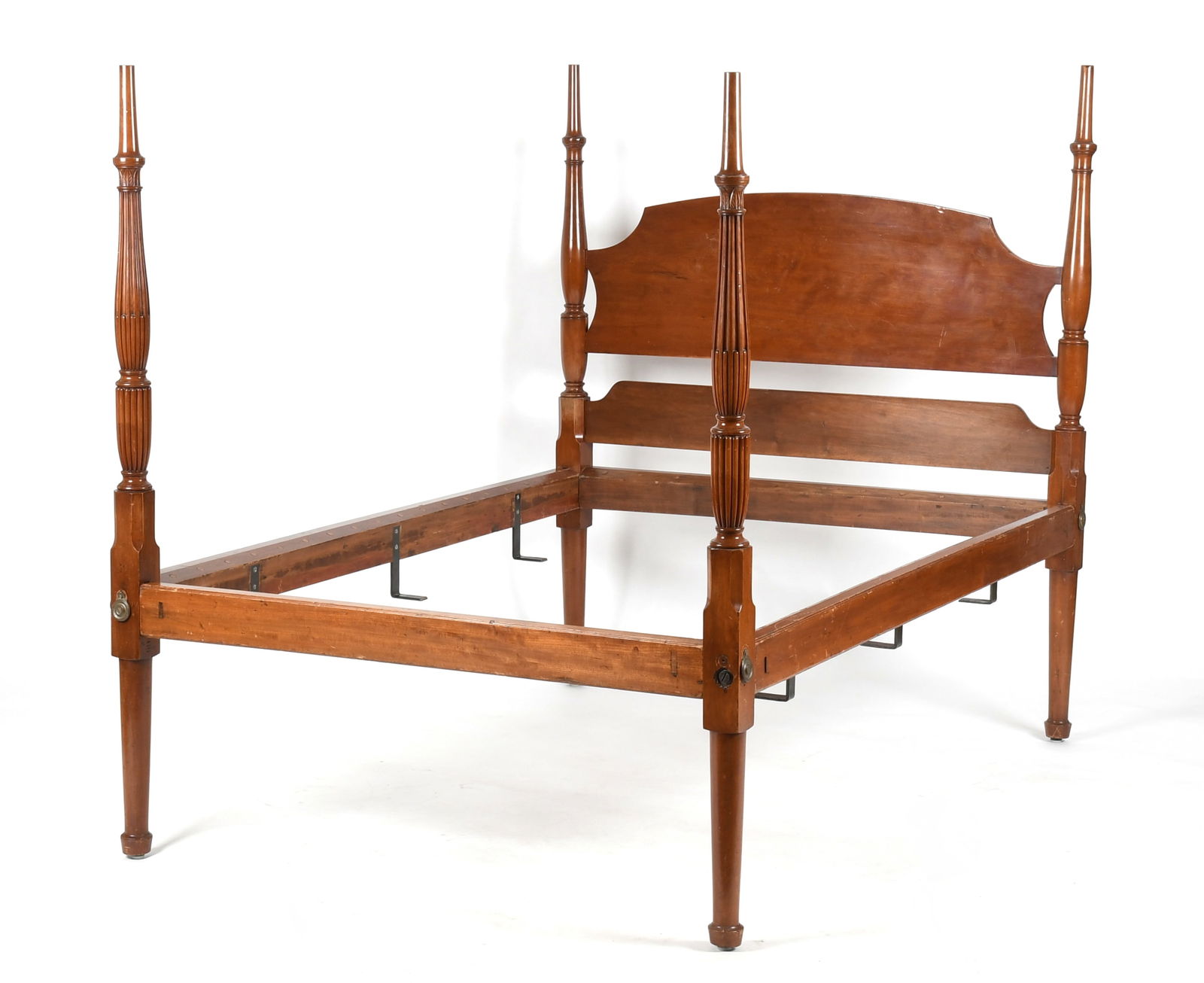 A New England Cherry Four Poster Bed c. 1790-1810 (1 of 10)