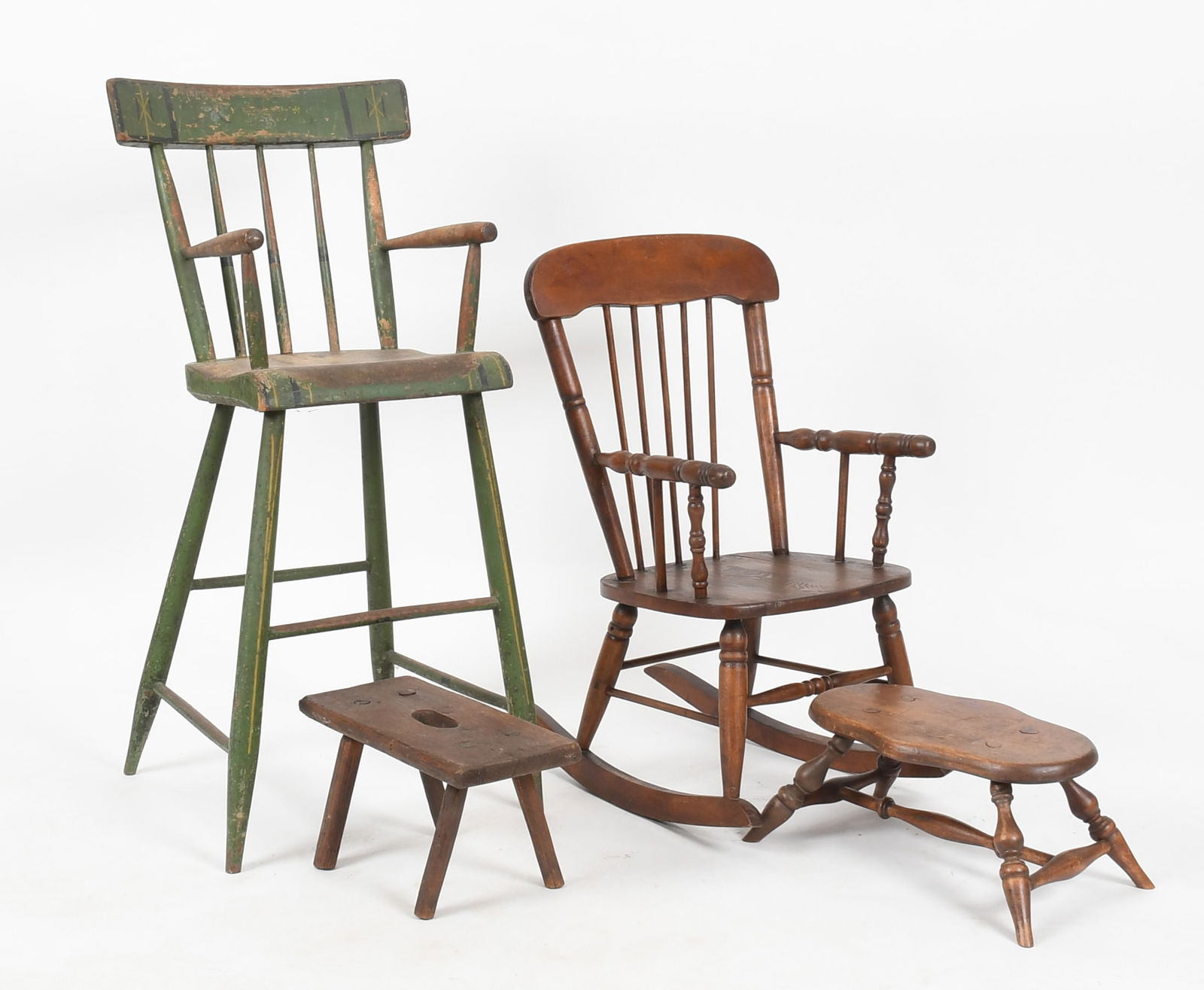 Four Pieces of American Country Furniture (1 of 11)