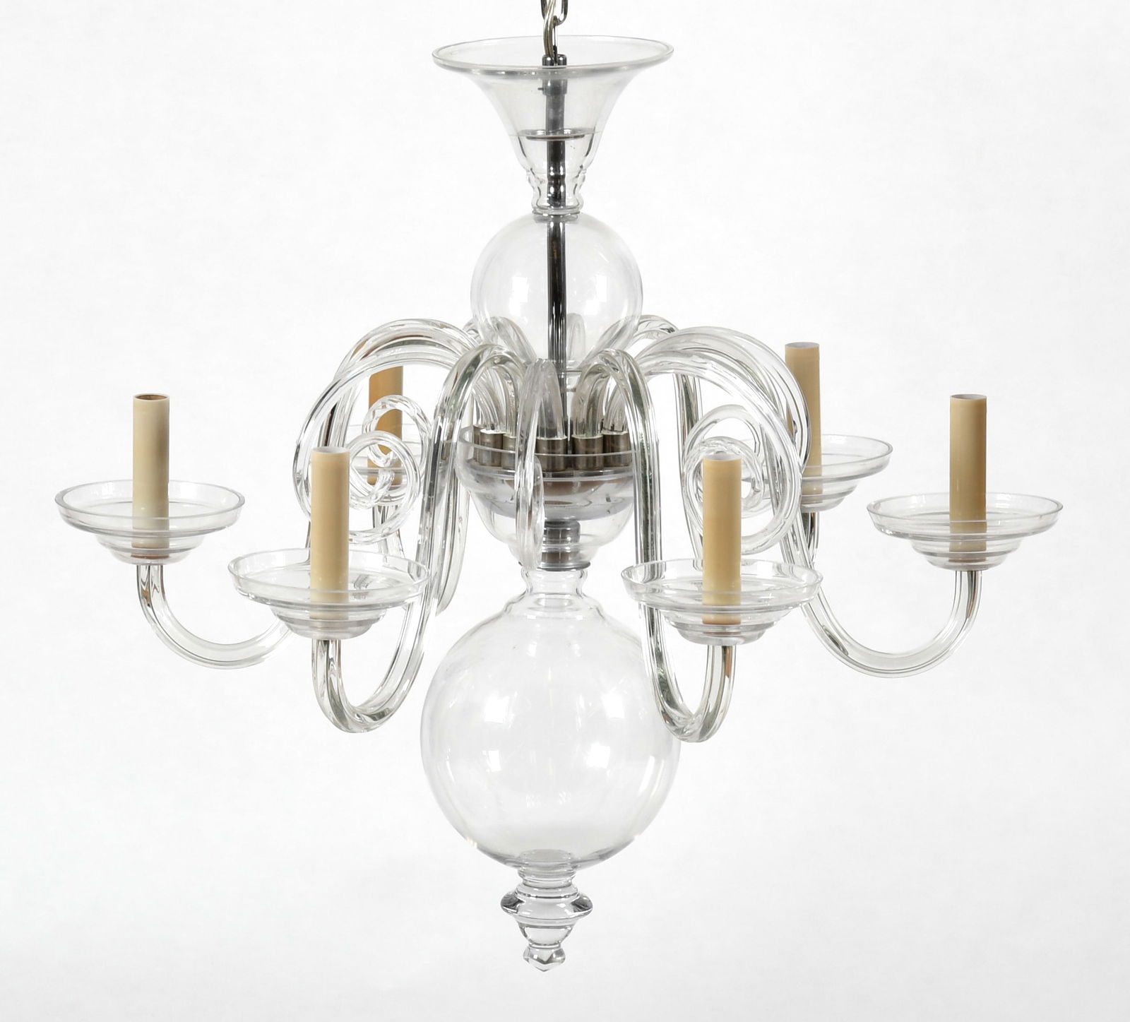 A Preciosa Six Light Crystal Chandelier (1 of 6)