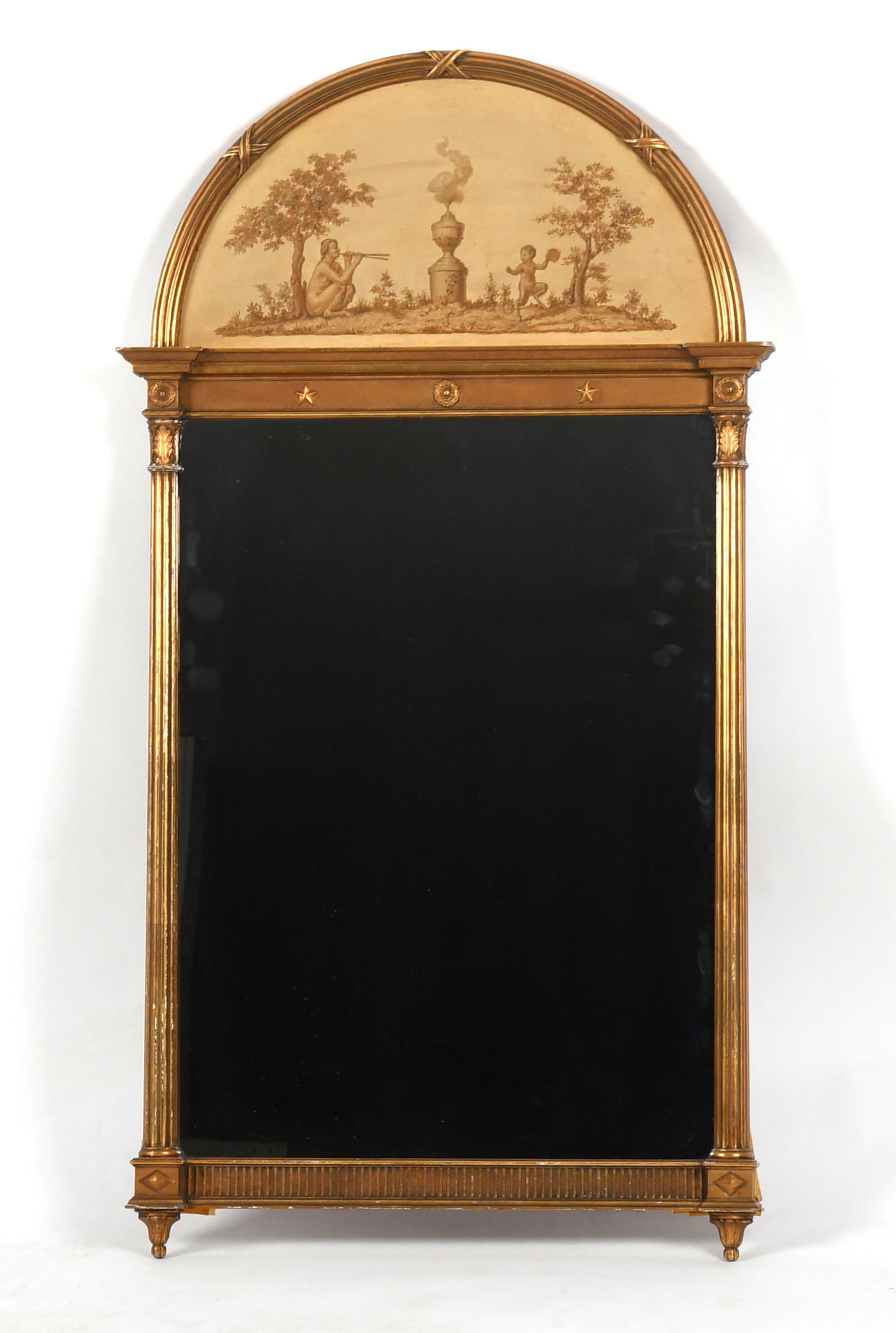 A Neoclassical Trumeau Mirror (1 of 8)