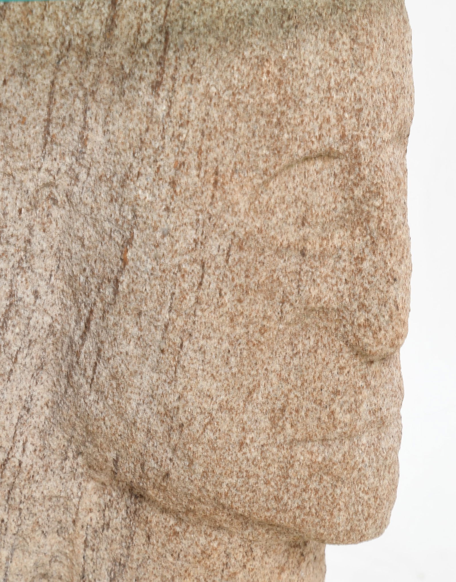 A Figural Carved Stone Side Table - 3