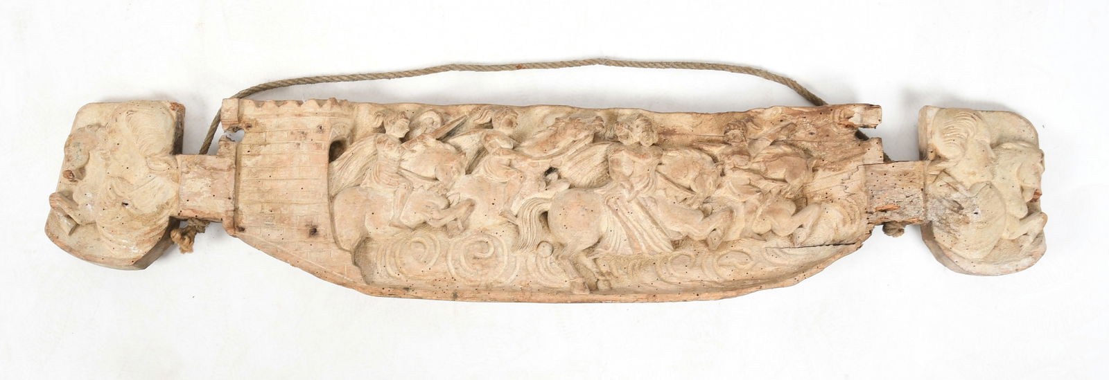 A Carved Sicilian Cart Fragment (1 of 8)