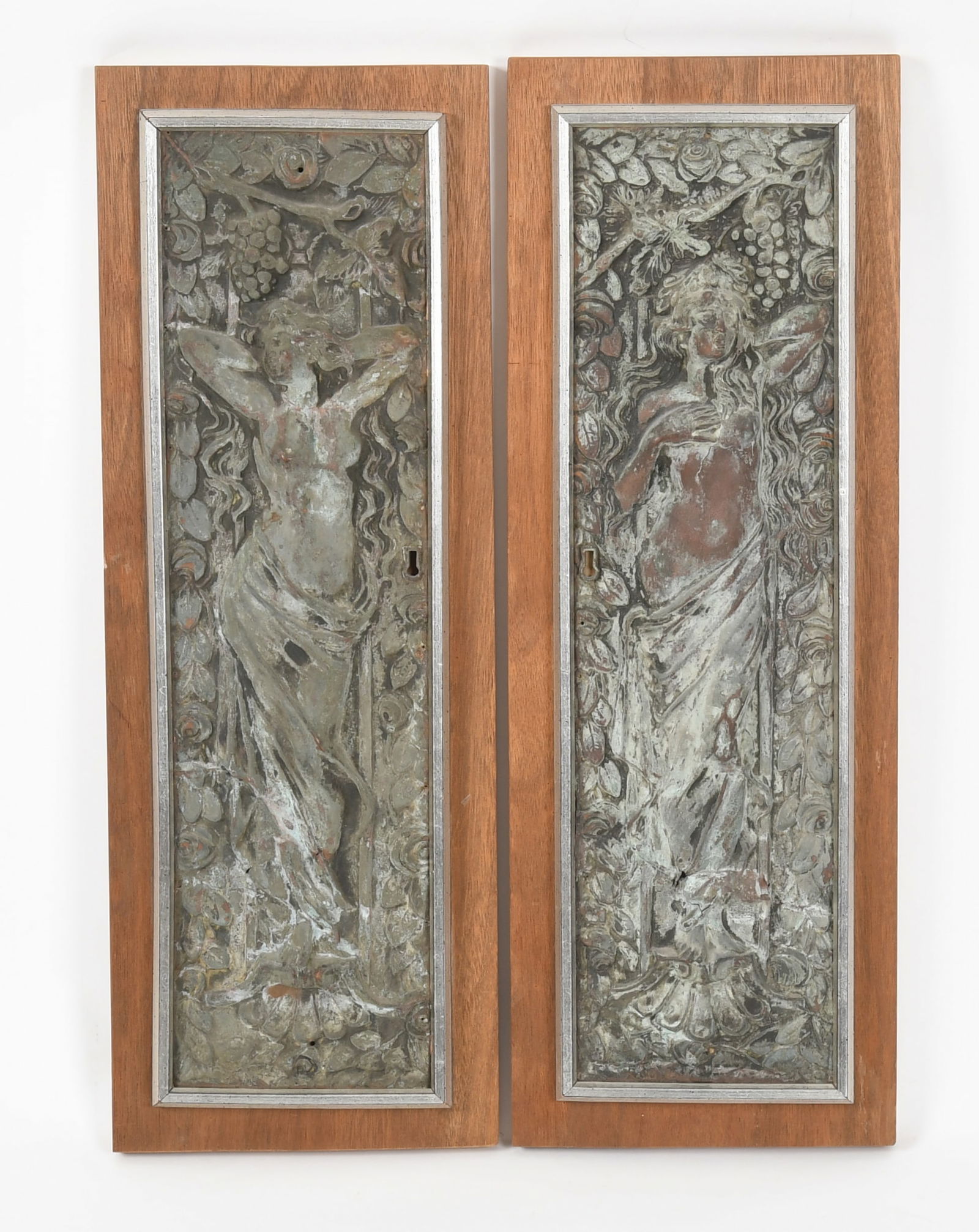 A Pair of Jugendstil Copper Door Panels (1 of 8)