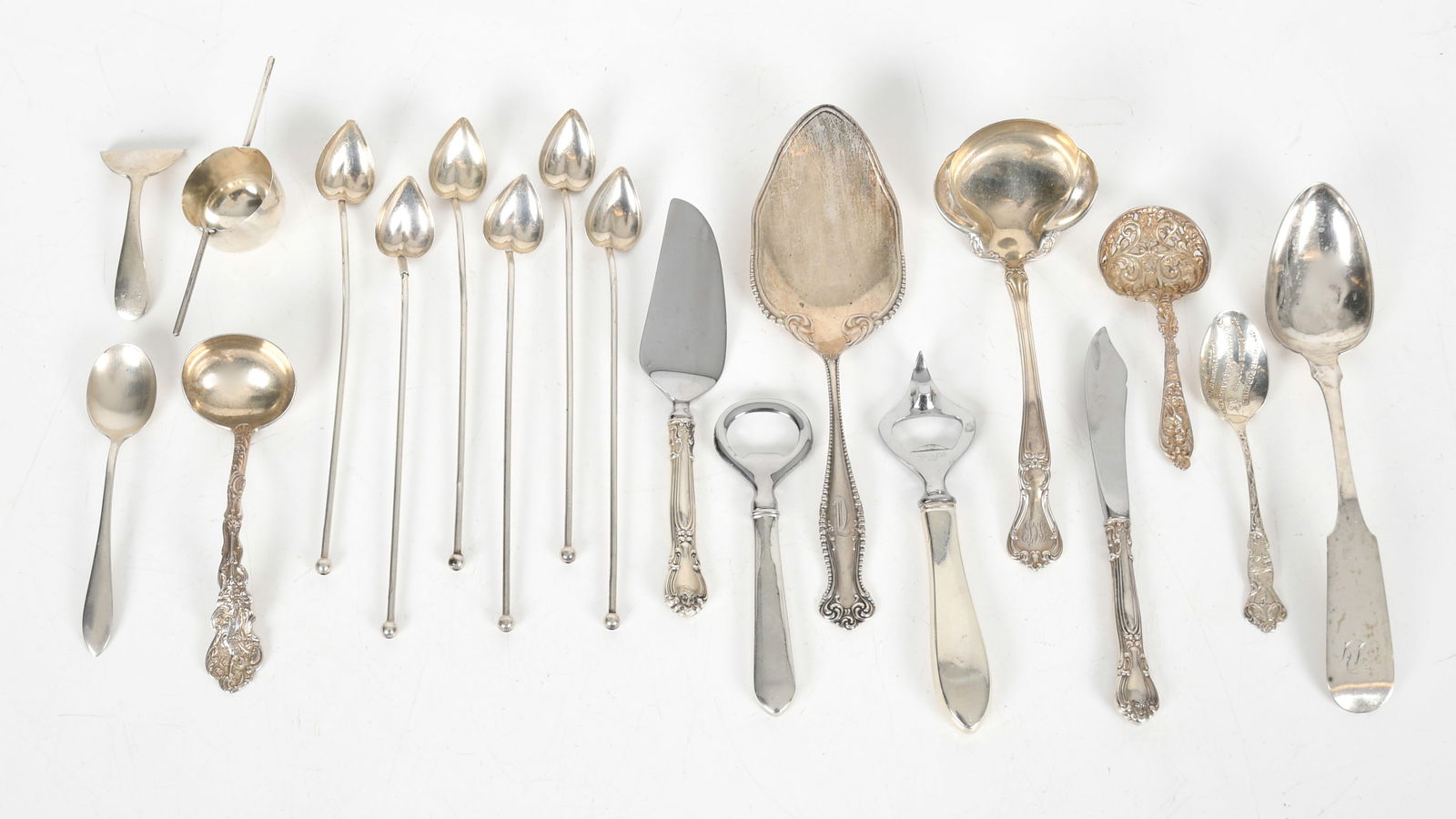 A Group of Sterling Silver Tableware (1 of 9)