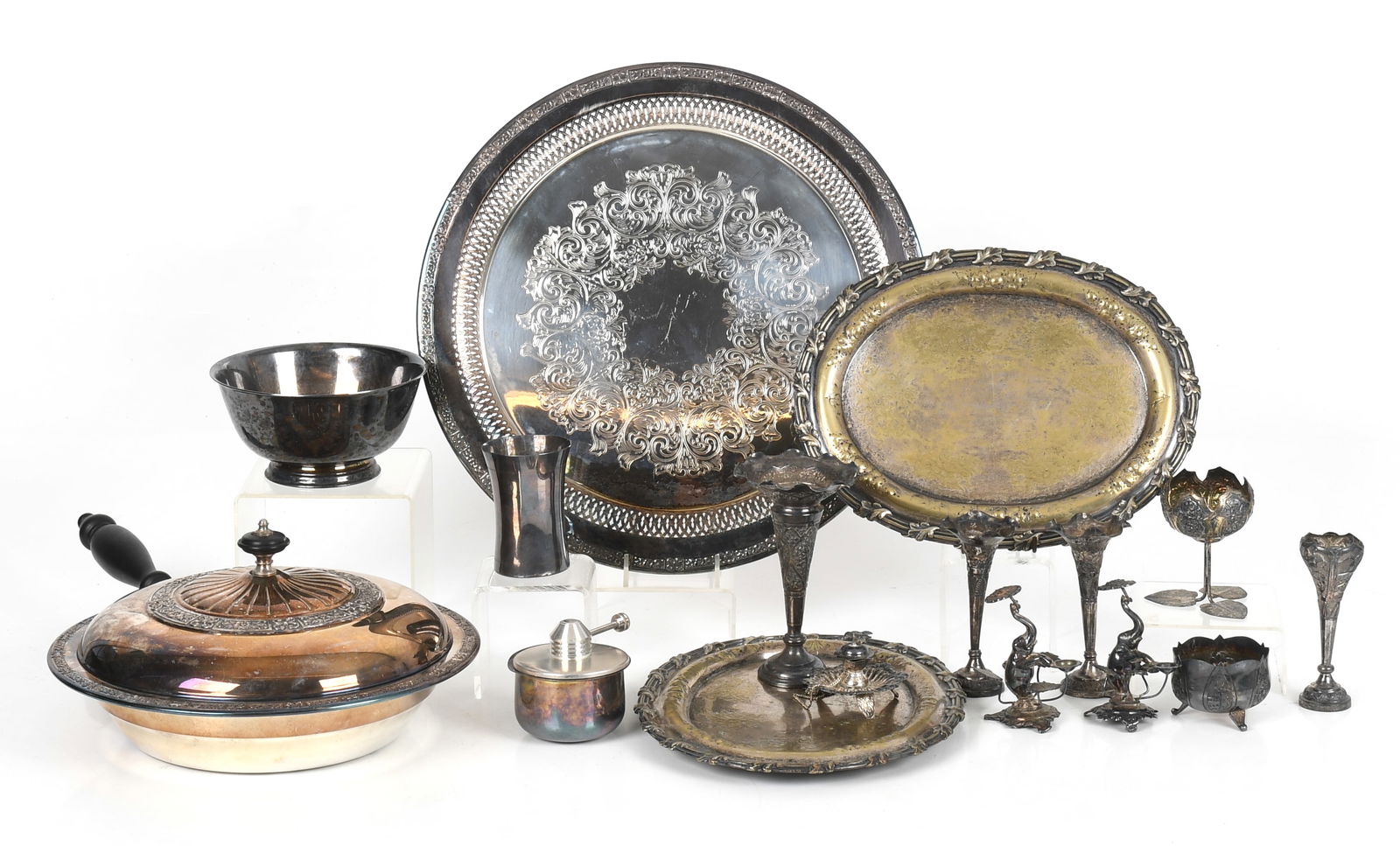 A Group of Silver-Plate Tableware (1 of 10)