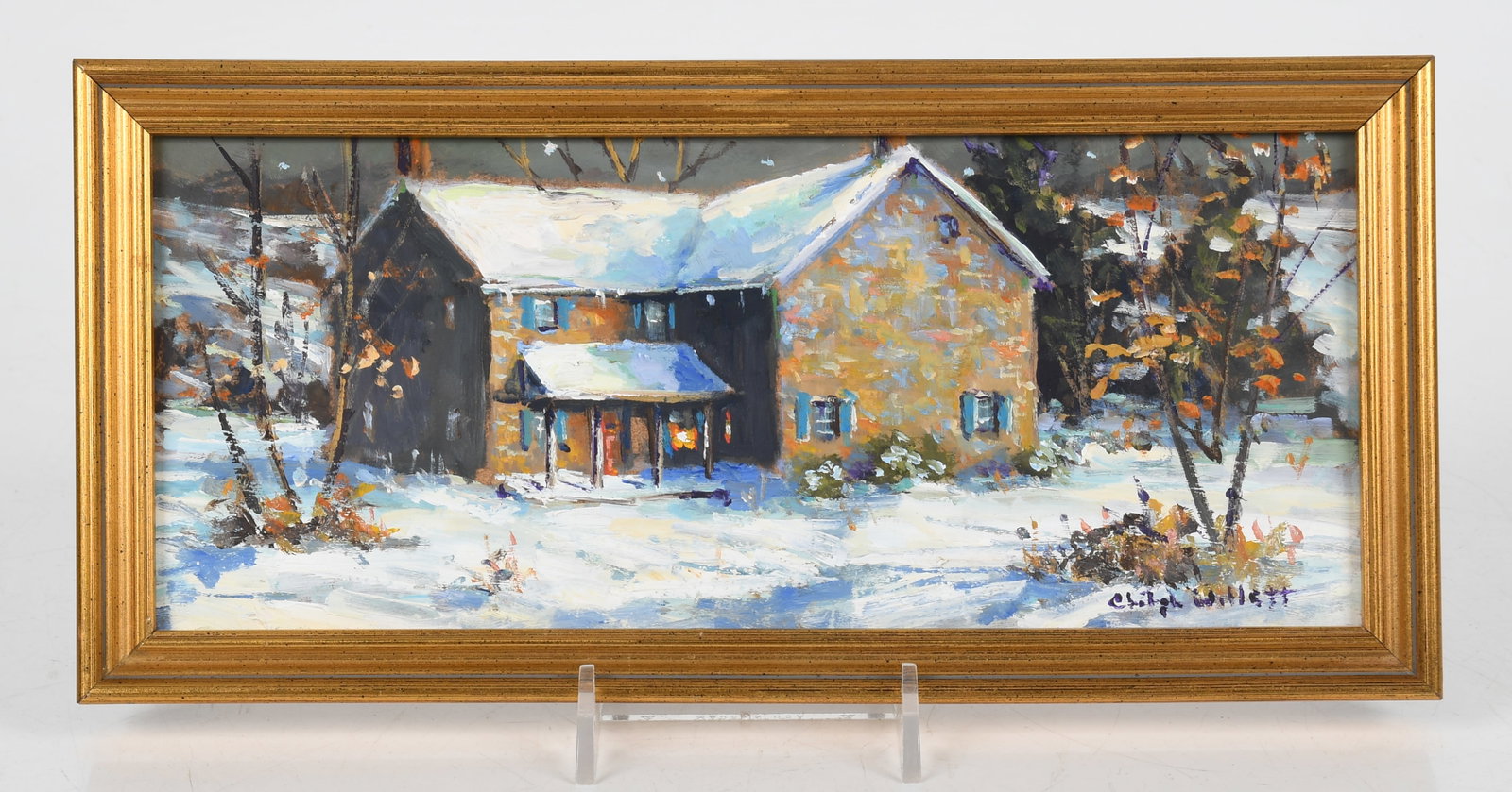 Christopher G. Willett (Bucks County, PA, b. 1959), "Fell House, Holicong Road" (1 of 4)