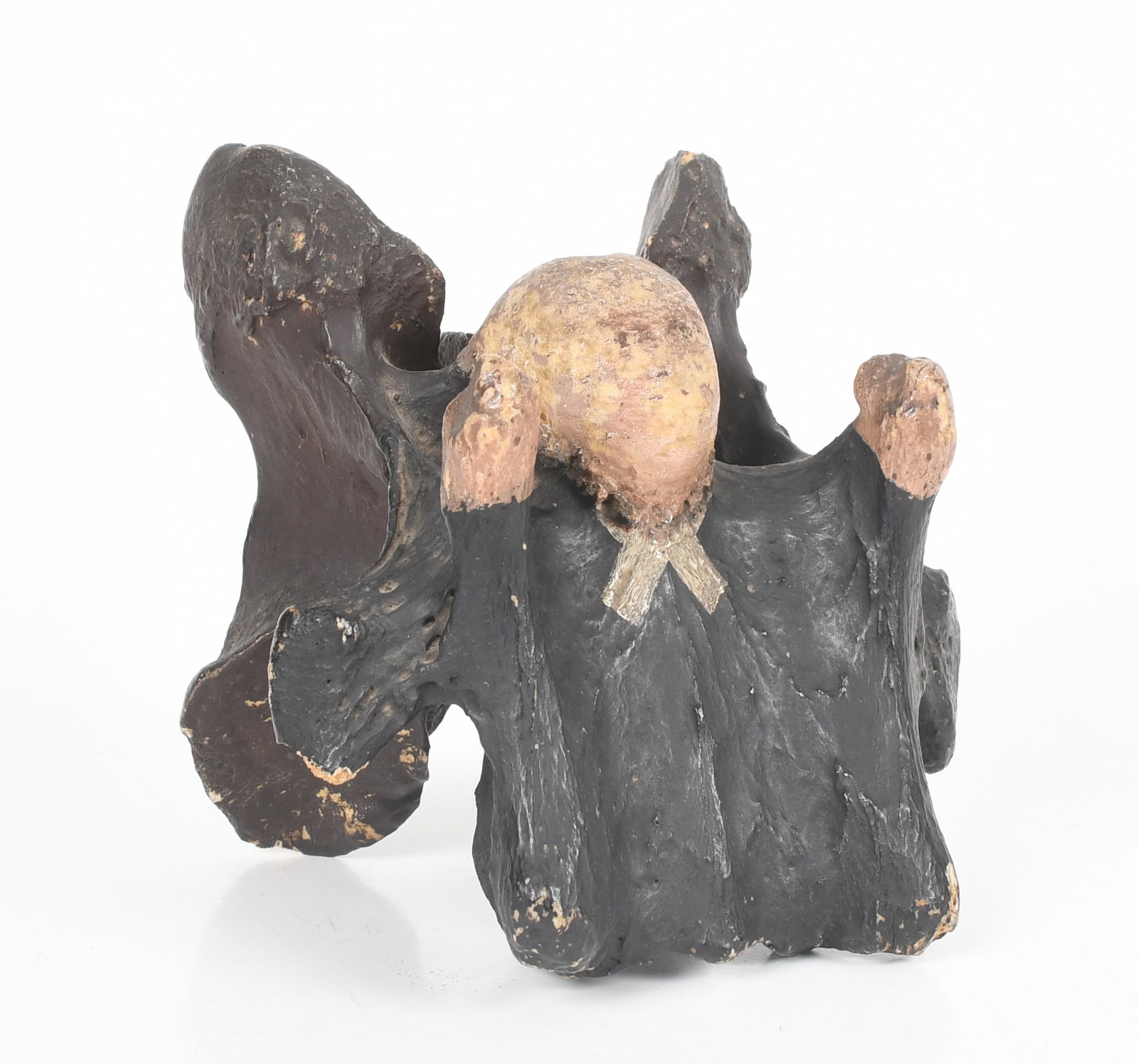 A Polychrome-Painted Preacher Vertebrae, English or American, Second Quarter 19th Century (1 of 6)