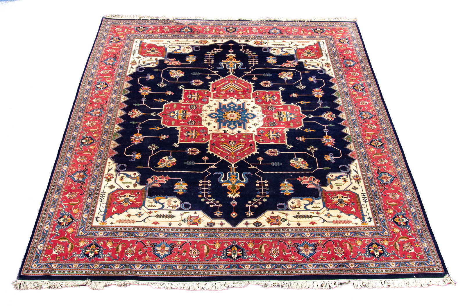 A Room Size Persian Heriz Style Rug (1 of 4)