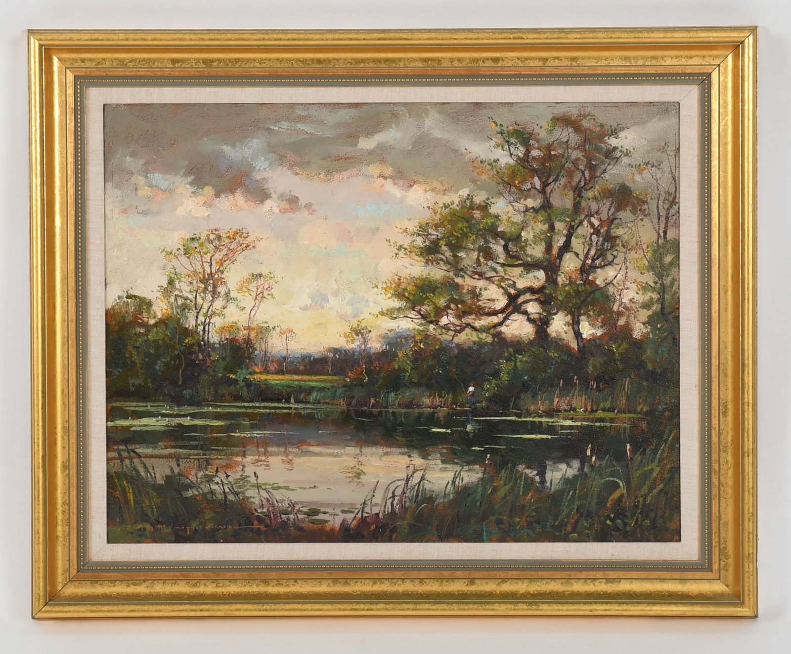 Wayne Beam Morrell (American, 1923-2013), "Furlong Pond," 1974 (1 of 8)