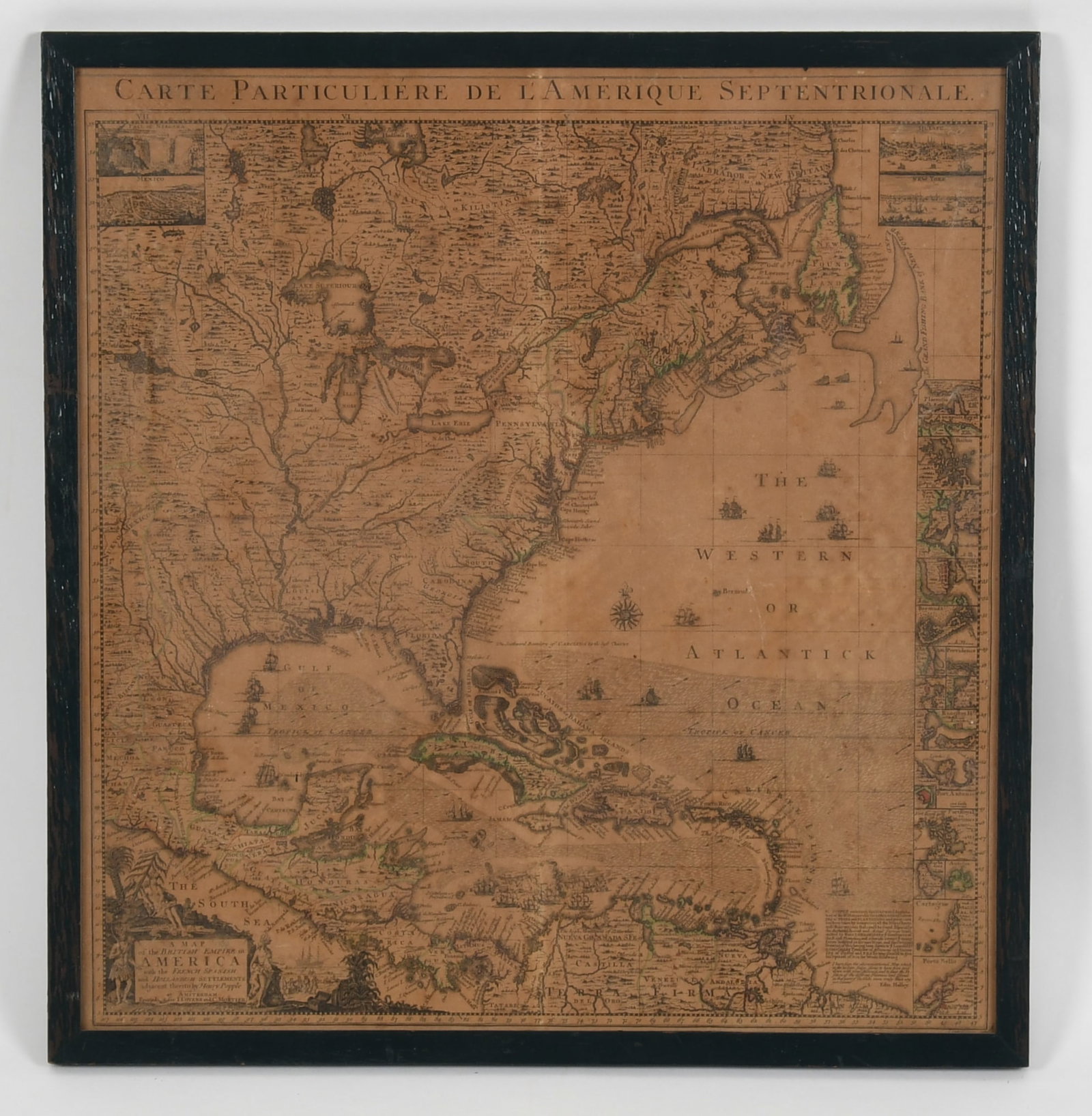 Henry Popple, a c. 1740 Century Map of America (1 of 13)
