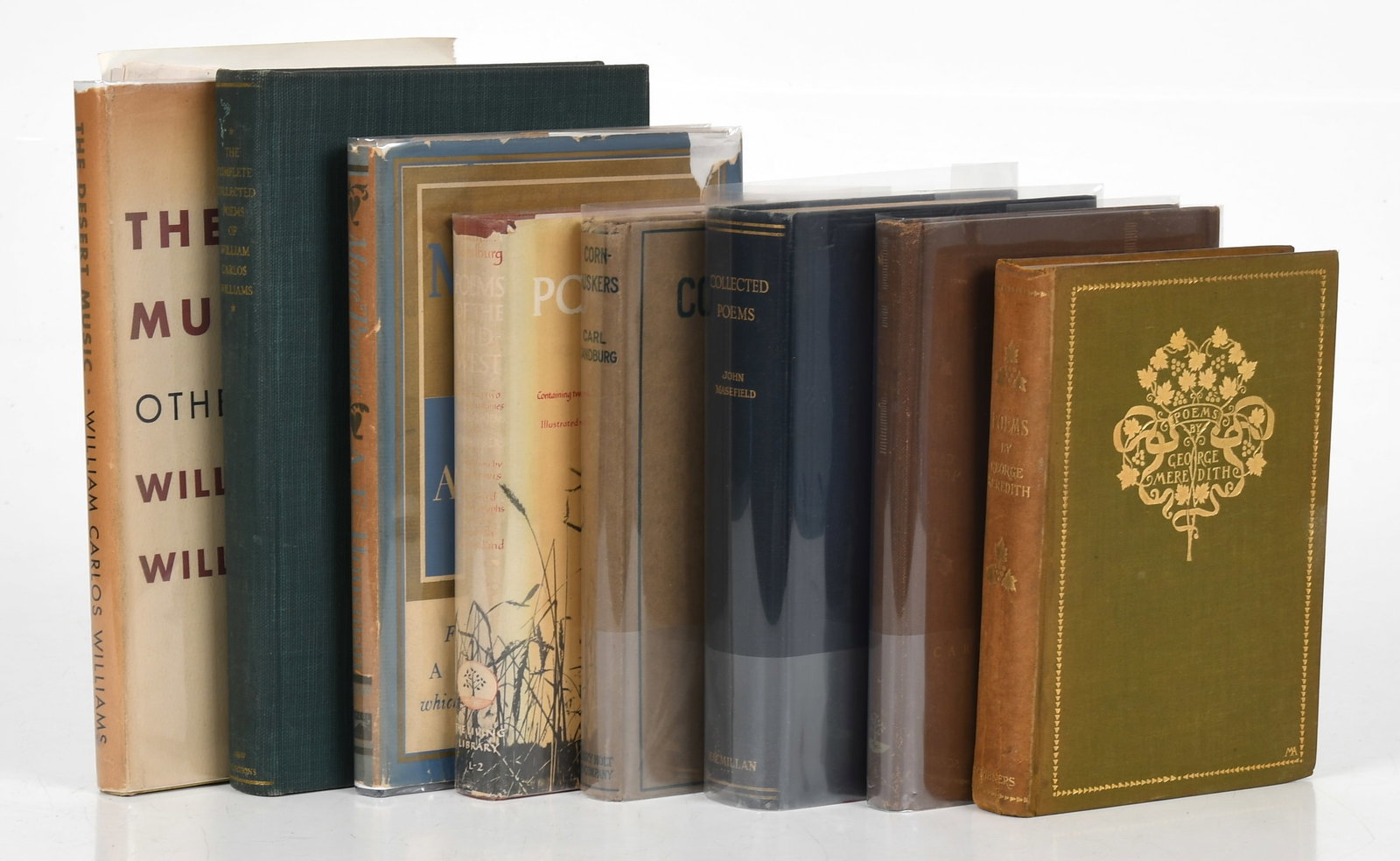 Poetry Books, Including Housman, Sandburg and Carlos Williams (1 of 9)