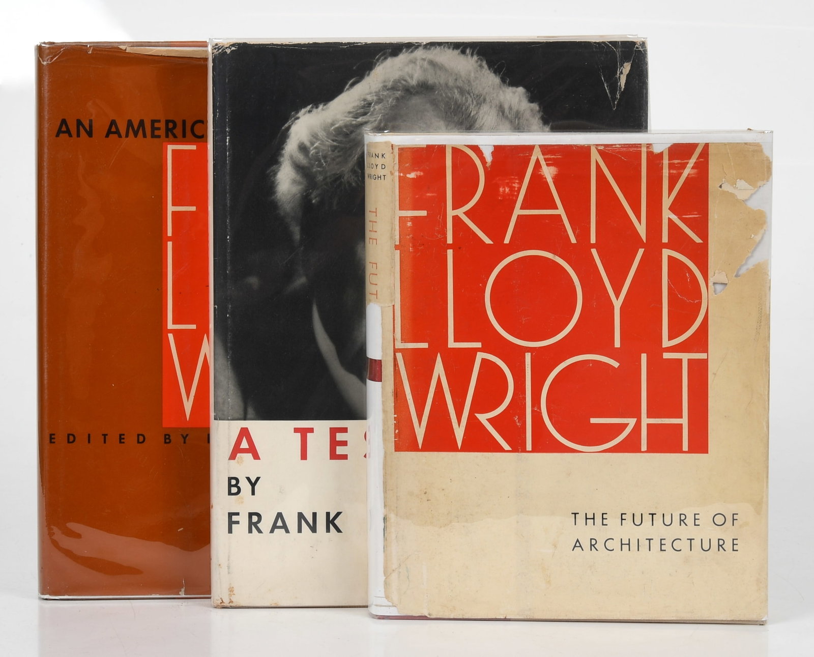 Frank Lloyd Wright, Three Architecture Books (1 of 9)