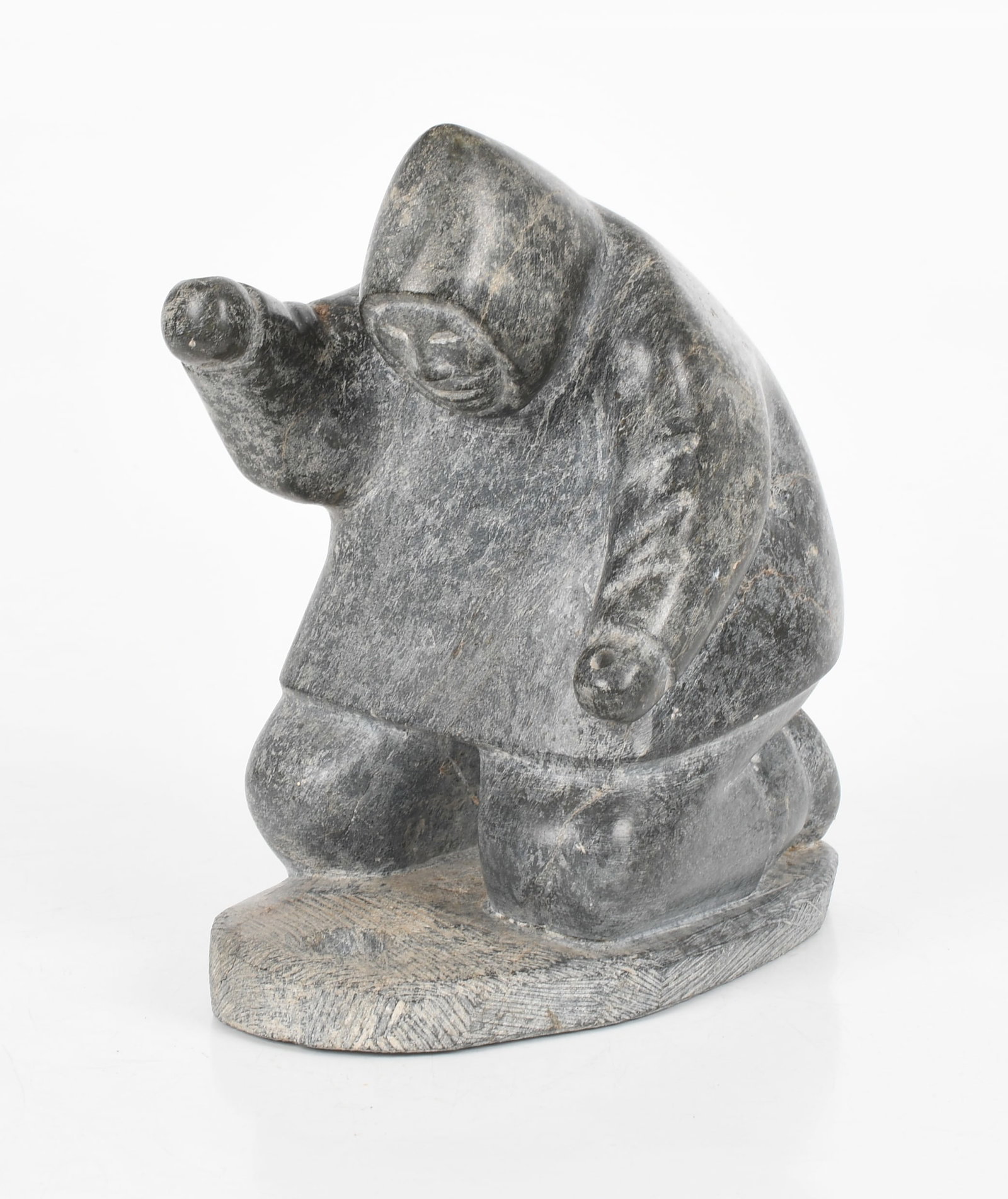 An Inuit Carving of Hunter (1 of 6)