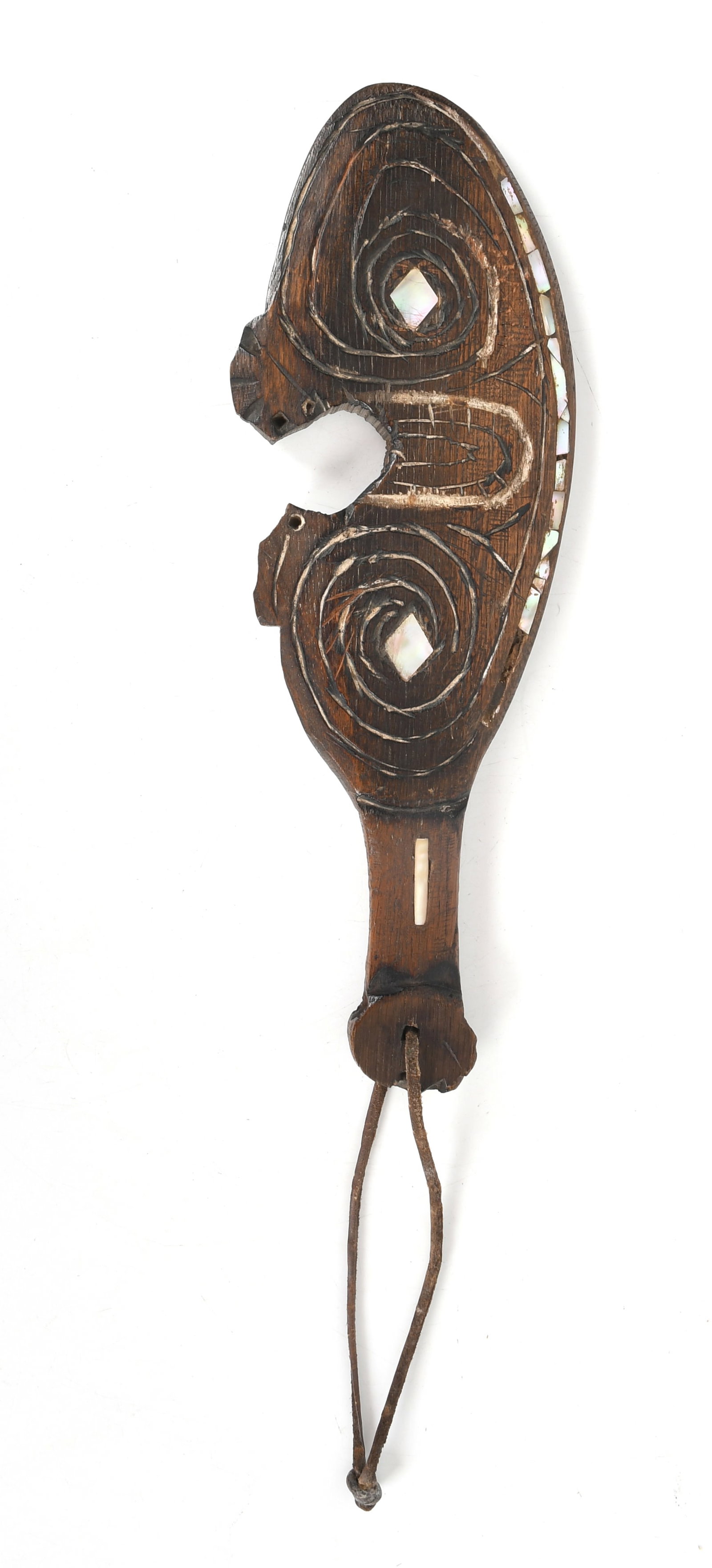 A Maori Carved Wood Ceremonial War Club (1 of 7)