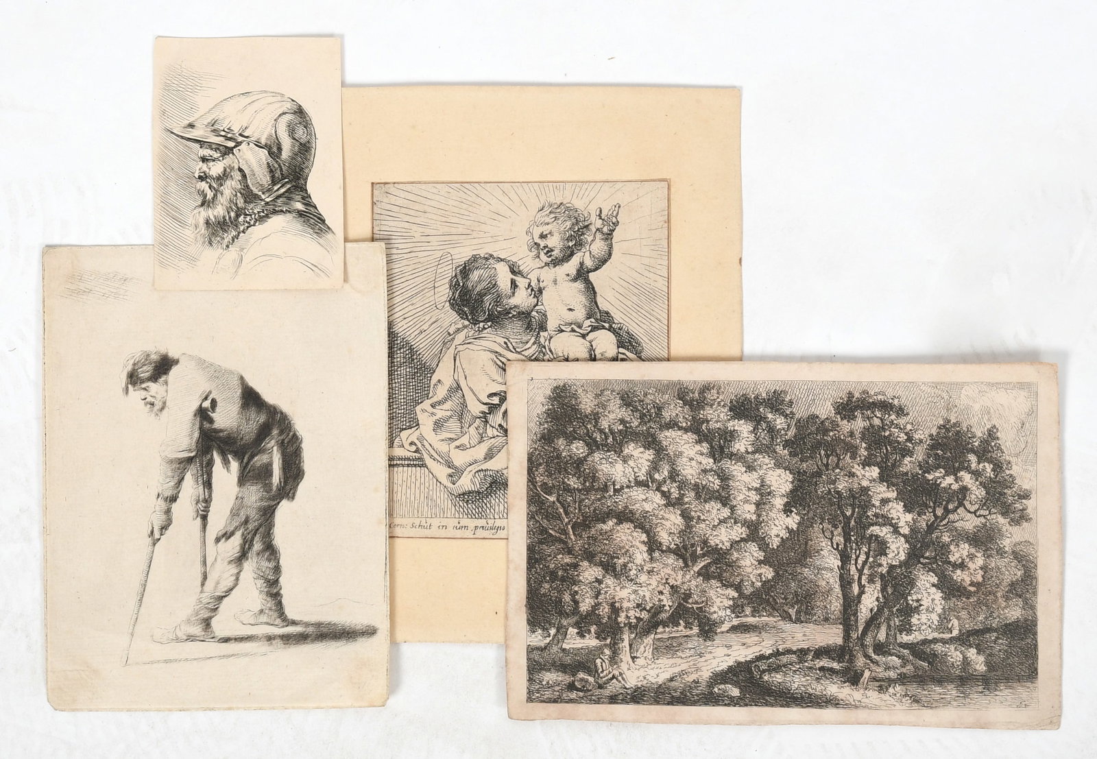 Four Old Masters Etchings (1 of 7)