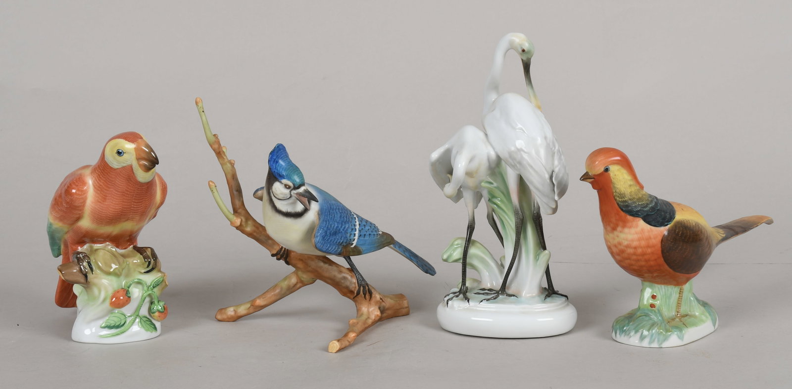 Four Large Herend Porcelain Birds, Late 20th/ 21st Century (1 of 10)