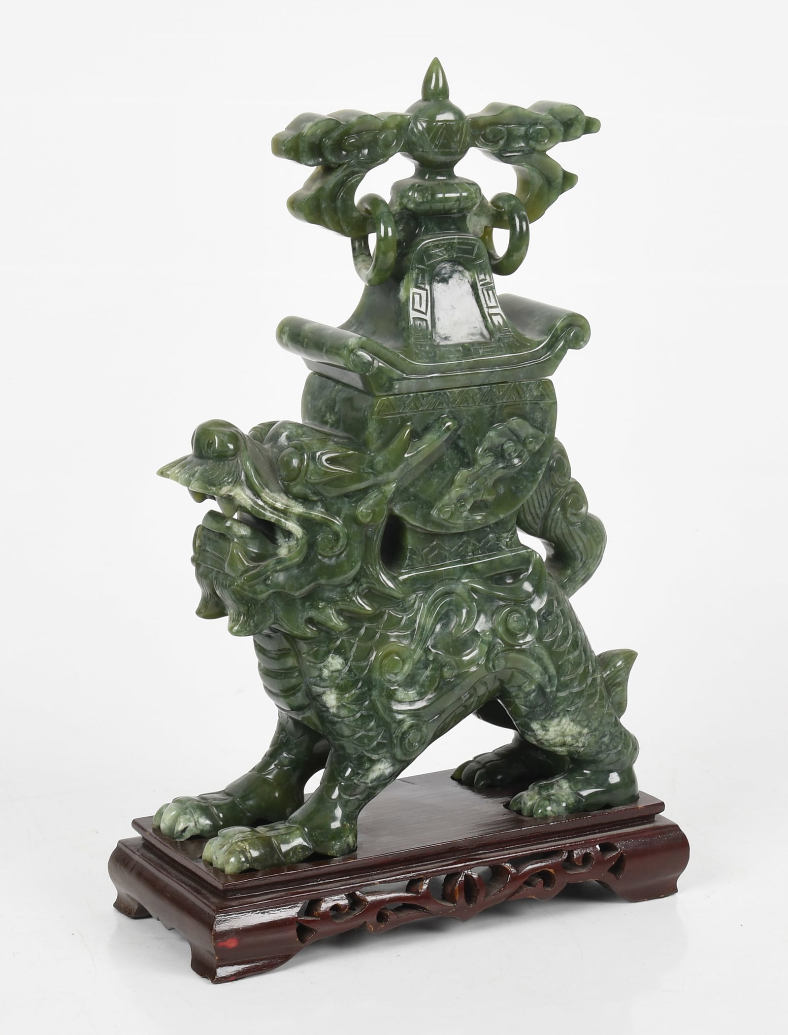 A Chinese Covered Censer Stone Carving (1 of 6)