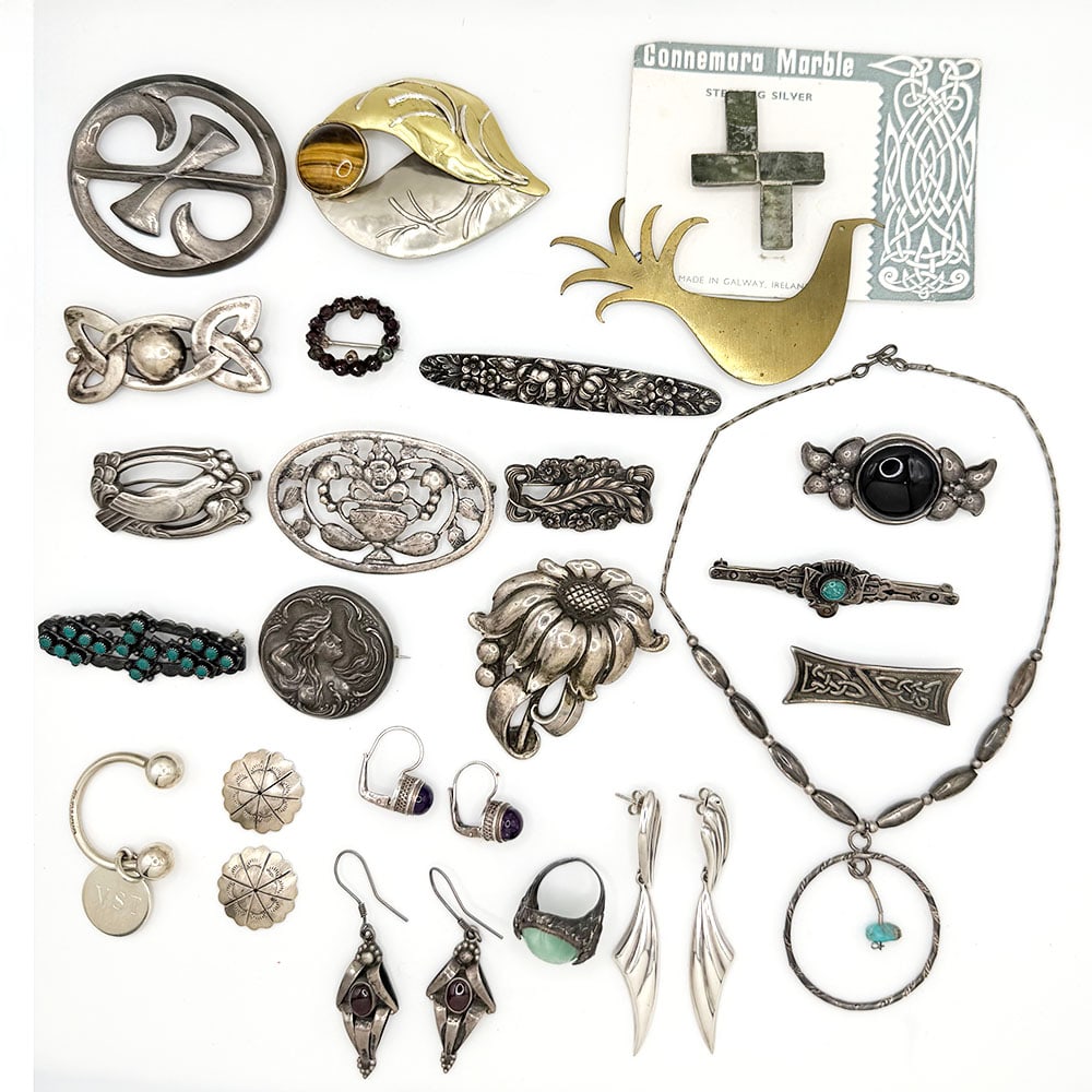 Assorted Jewelry Lot, Tiffany, Georg Jensen etc. (1 of 13)