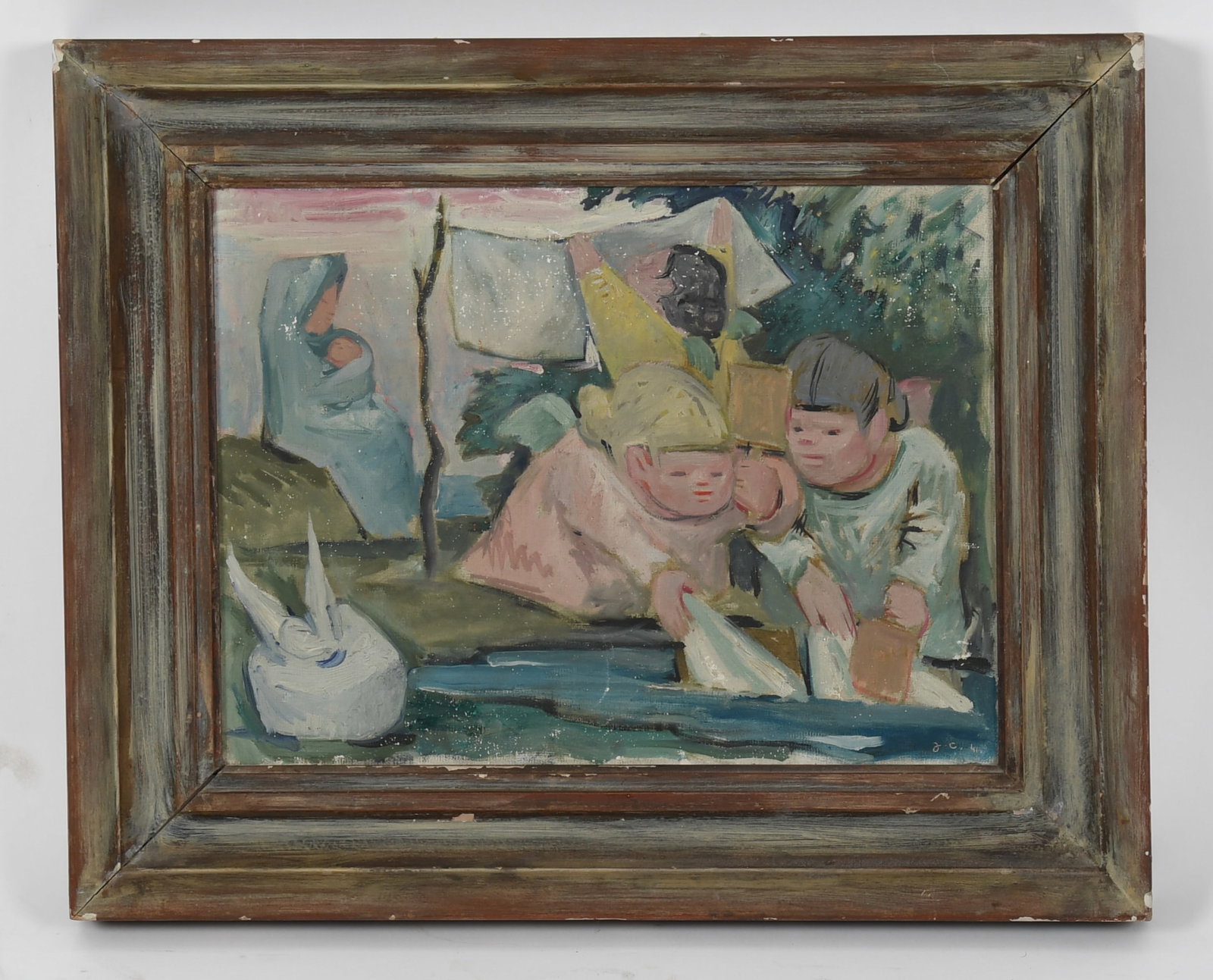 Jean Charlot (French, 1898-1979), "Flight into Egypt," 1943 (1 of 11)