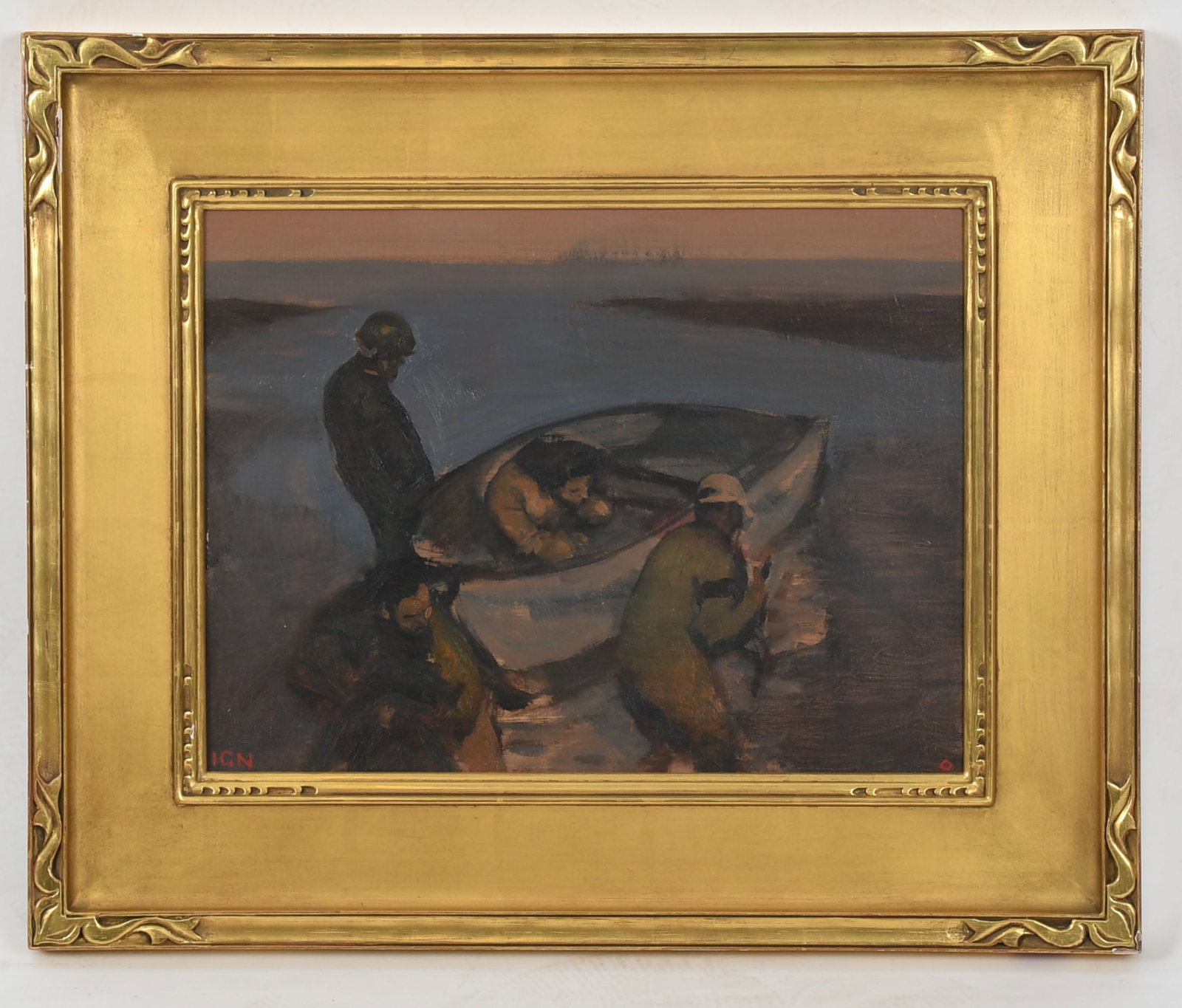 Bo Bartlett (American, b. 1955), Figures in a Boat, 1988 (1 of 7)