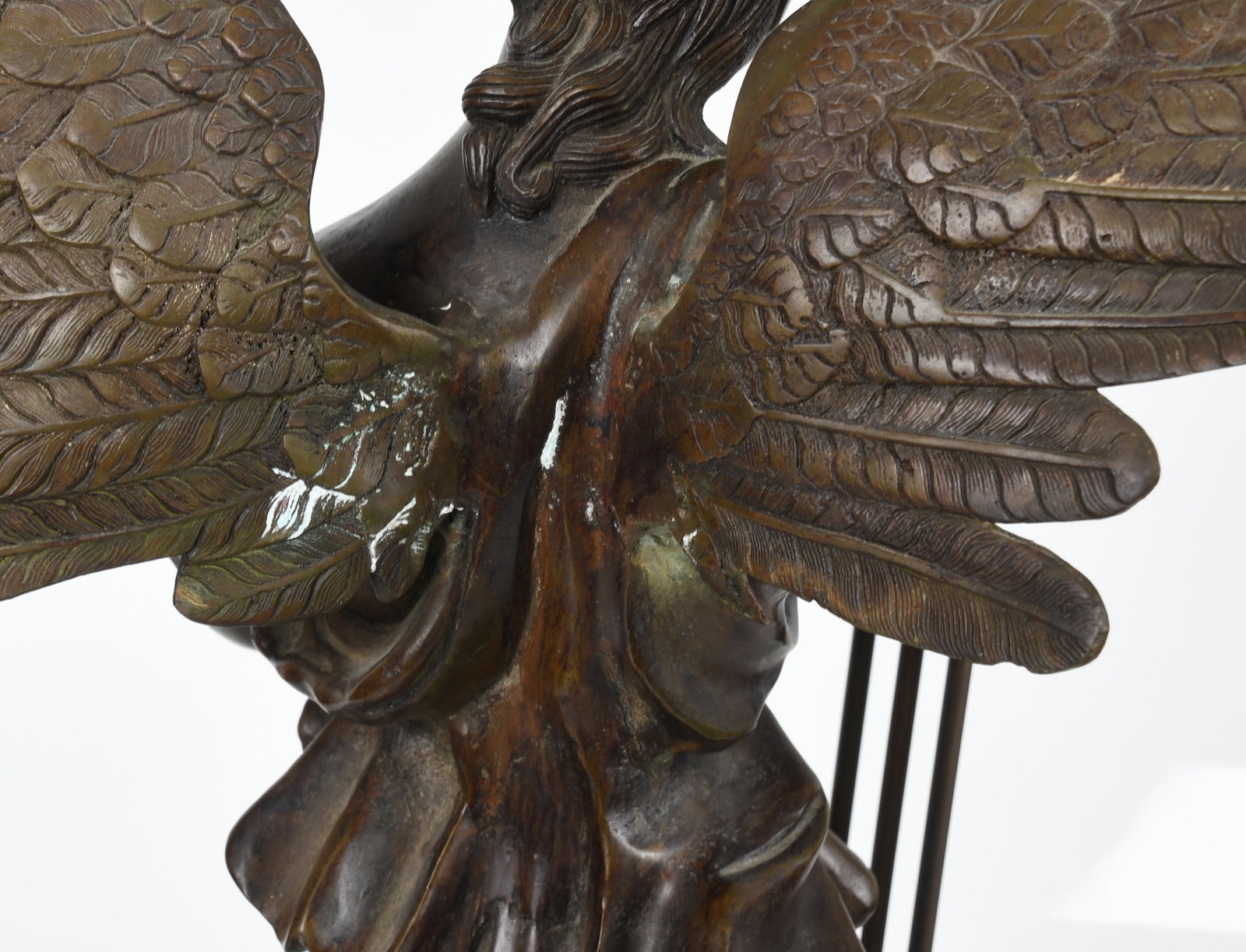 A Bronze Figural Swinger Clock - 11